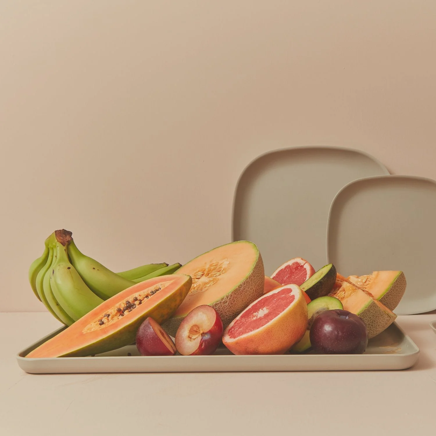 Vogeelle Large Serving Tray - Stone