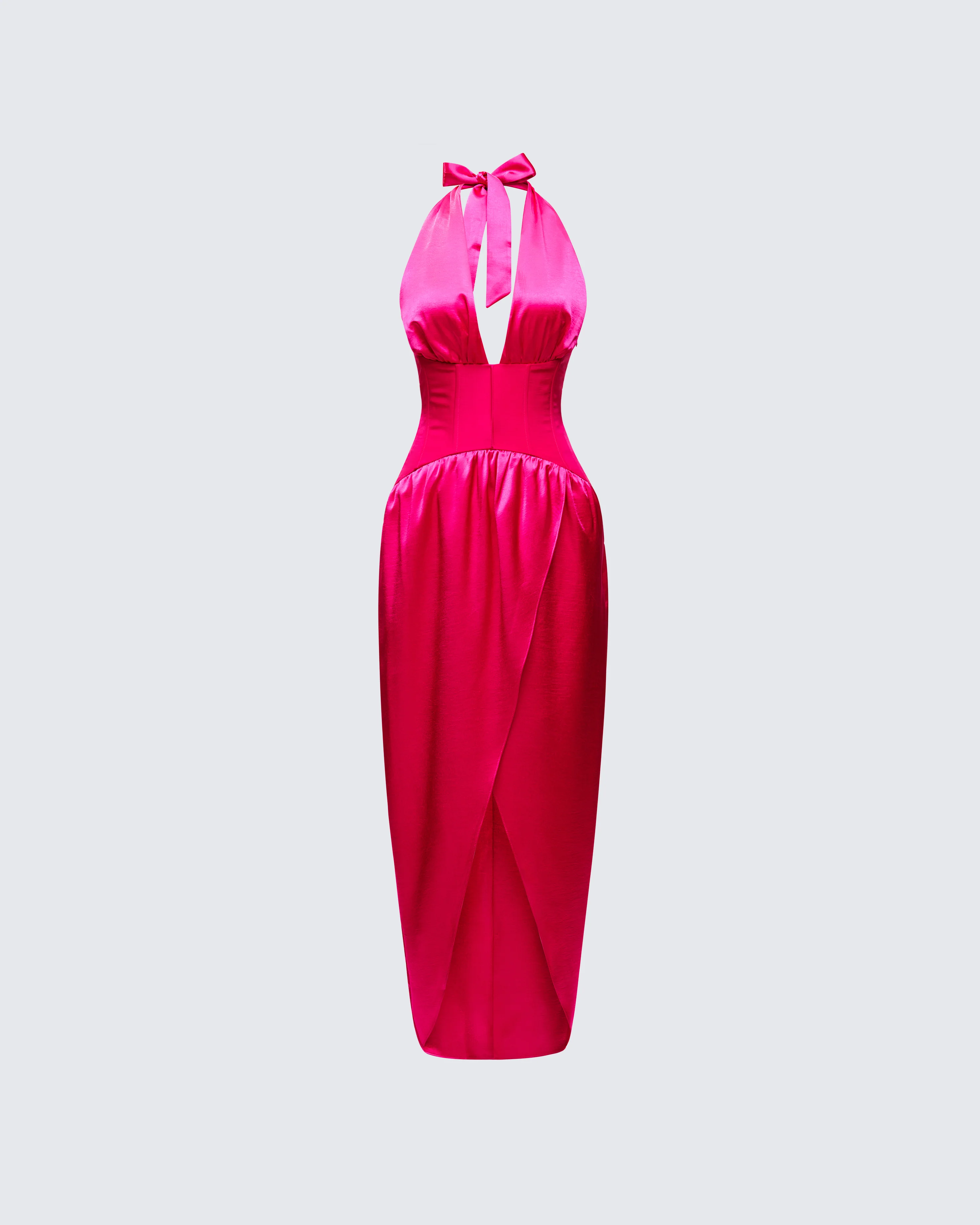Arabella Corset Wrap Maxi Dress