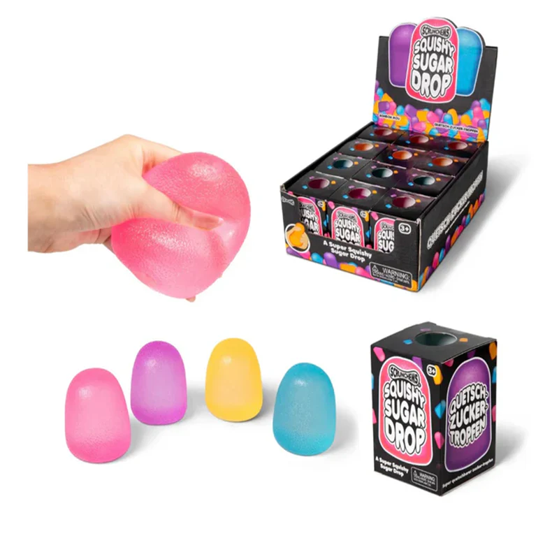 Scrunchems Squishy Sugar Drop Fidget Toy (1pc) Color Ships Assorted