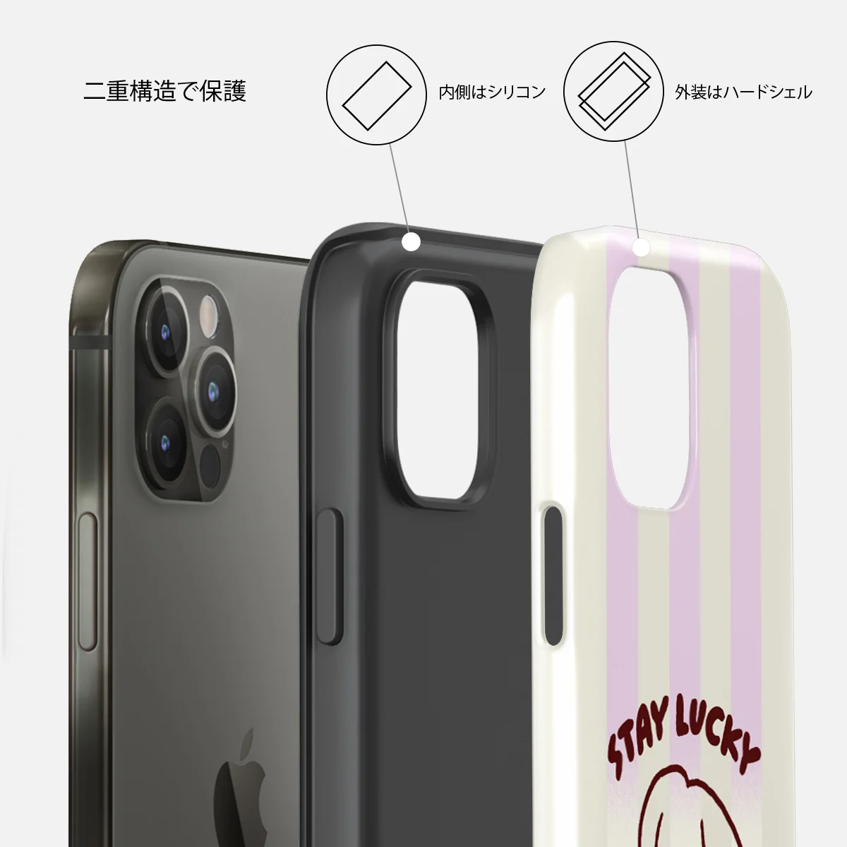 Stay Lucky - iPhone 12 Pro ケース