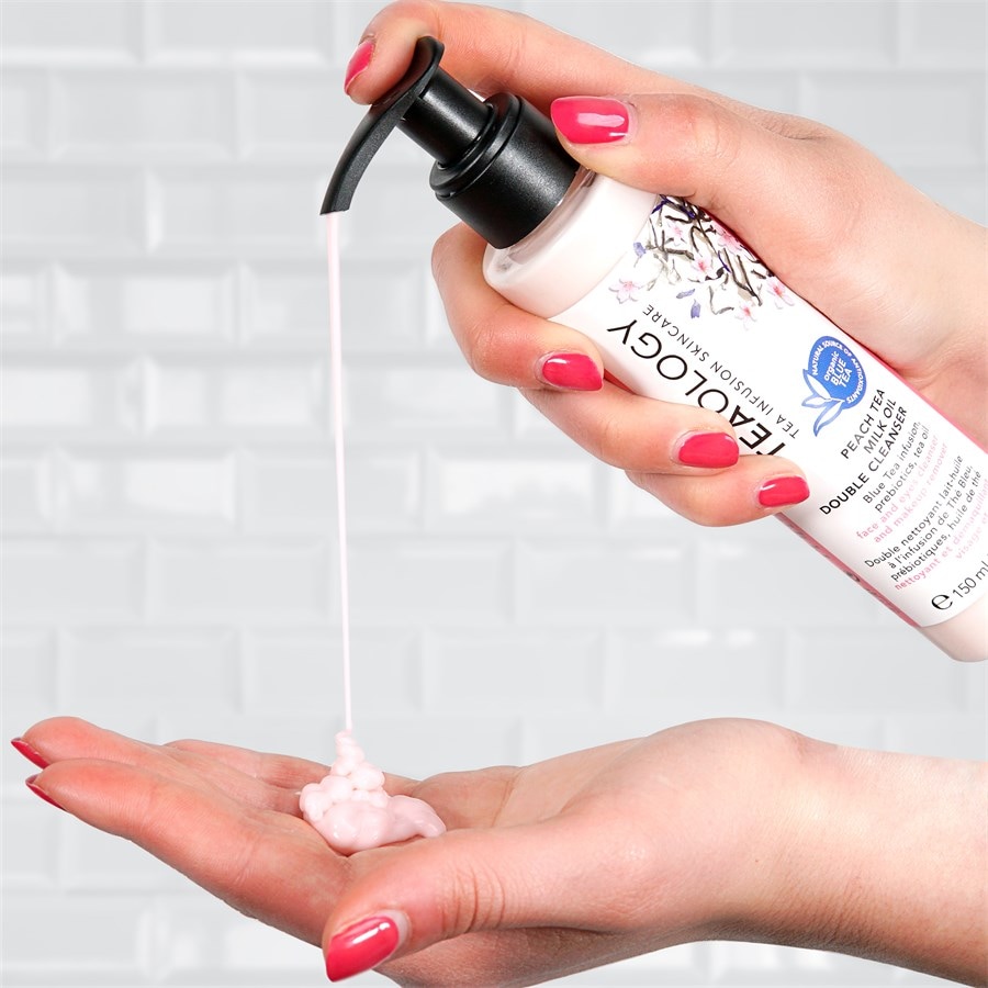 Teaology Pielęgnacja twarzy Peach Tea Milk-To-Oil Duble Cleanser