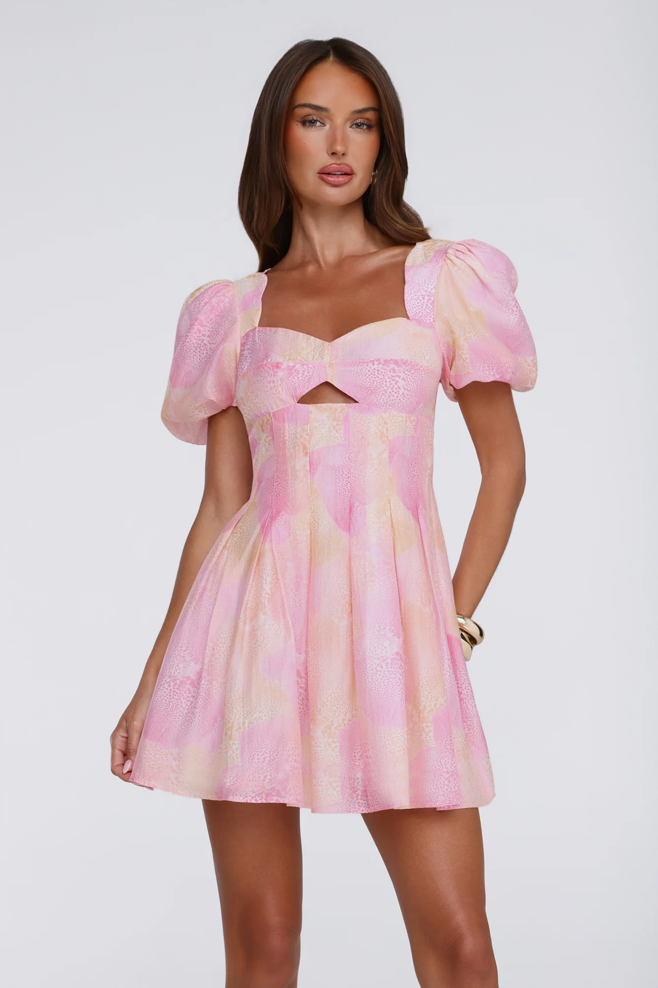 Blossom Gleam Mini Dress Floral