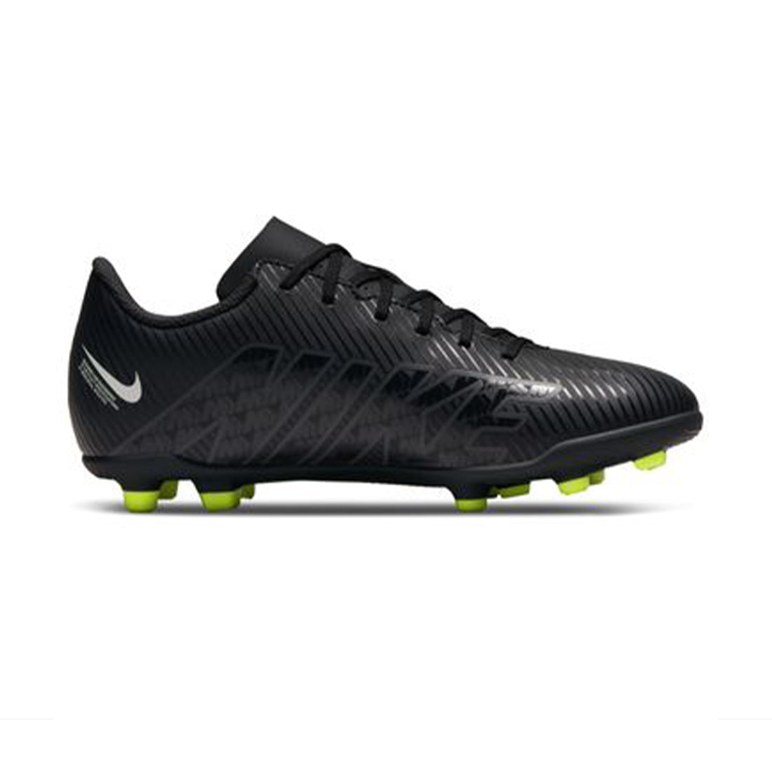 NIKE Jr. Mercurial Vapor 15 Club Fg/Mg Little/Big Kids' Multi-Ground Football Boots In BLACK