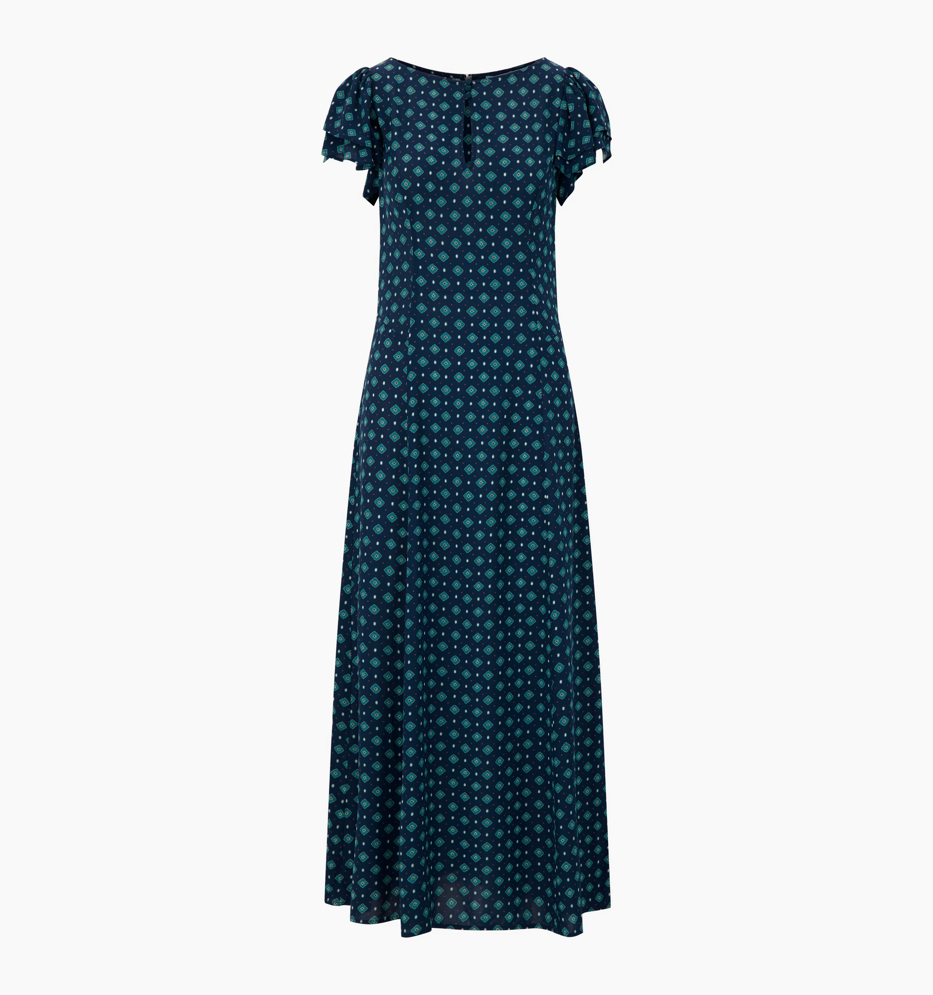 The Clare Dress - Juniper Foulard