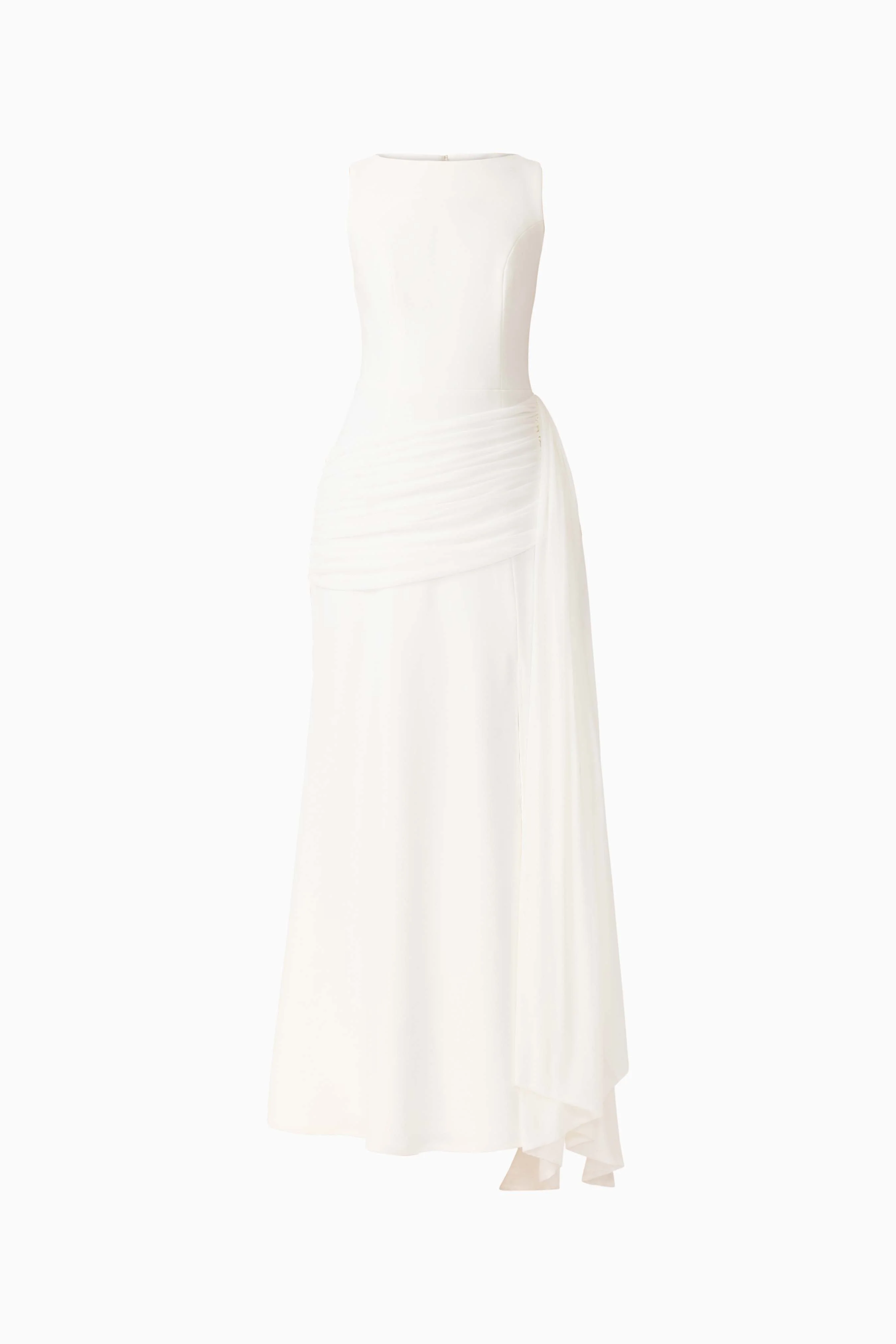 Amelina Sash Gown in White