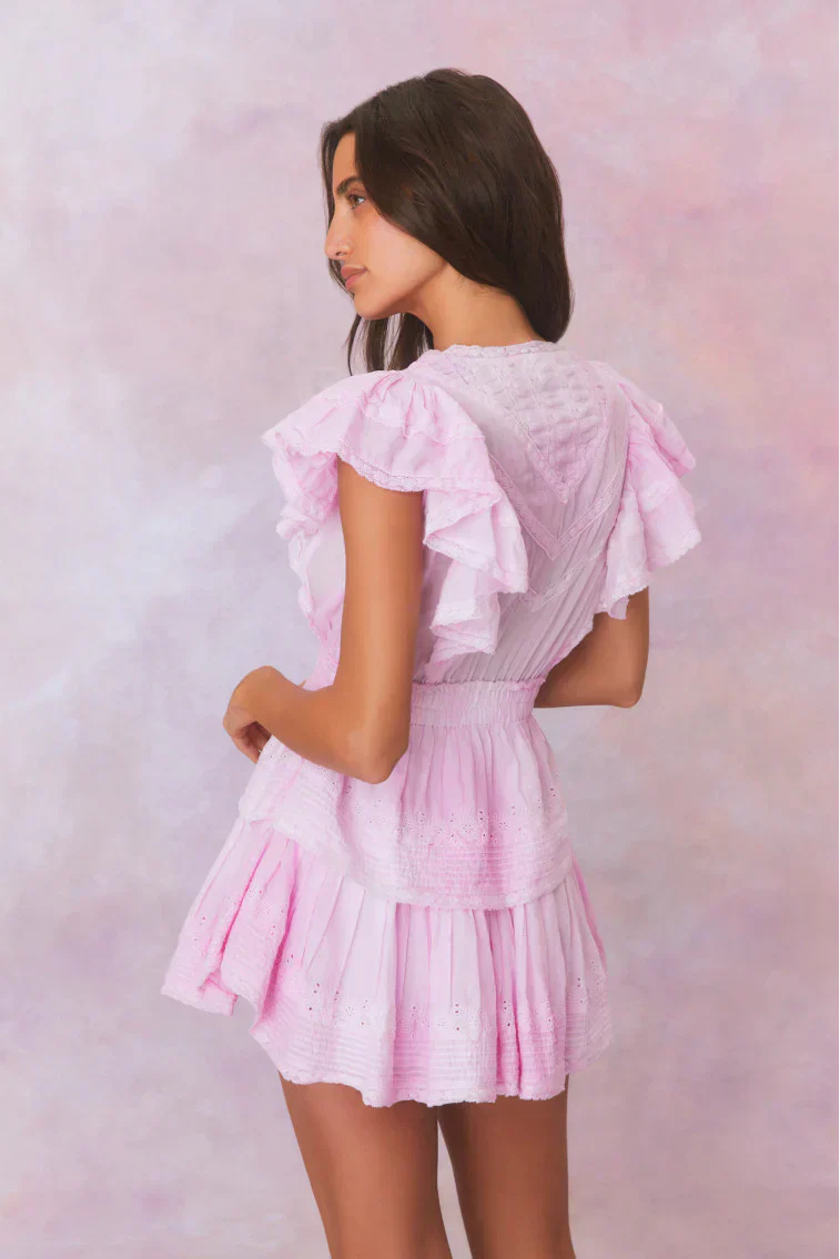 Gwen Hand Dyed Upcycled Mini Dress - luluinthesky
