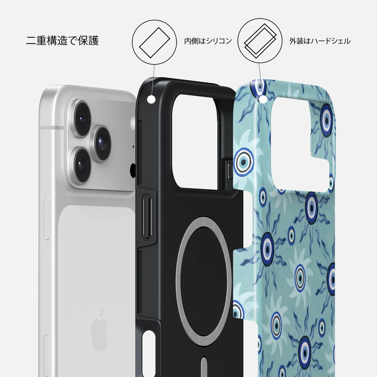Blue Gaze - iPhone 18 Pro ケース