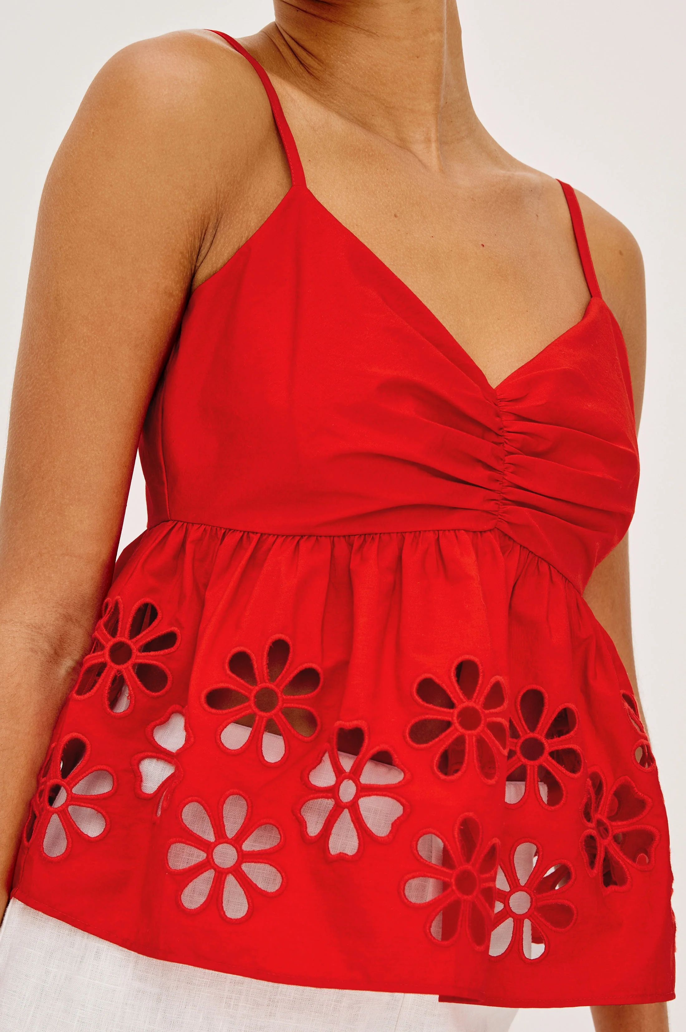 Meru Top - Scarlet