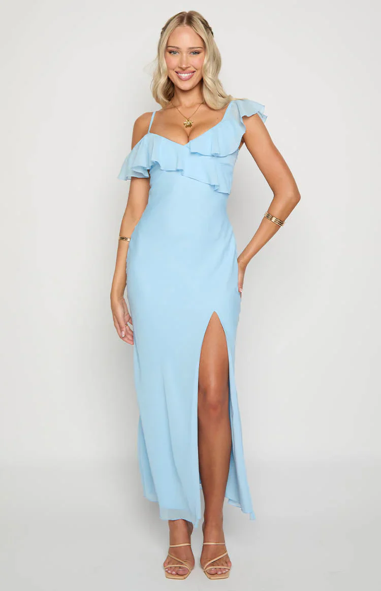 Natasha Blue Maxi Dress