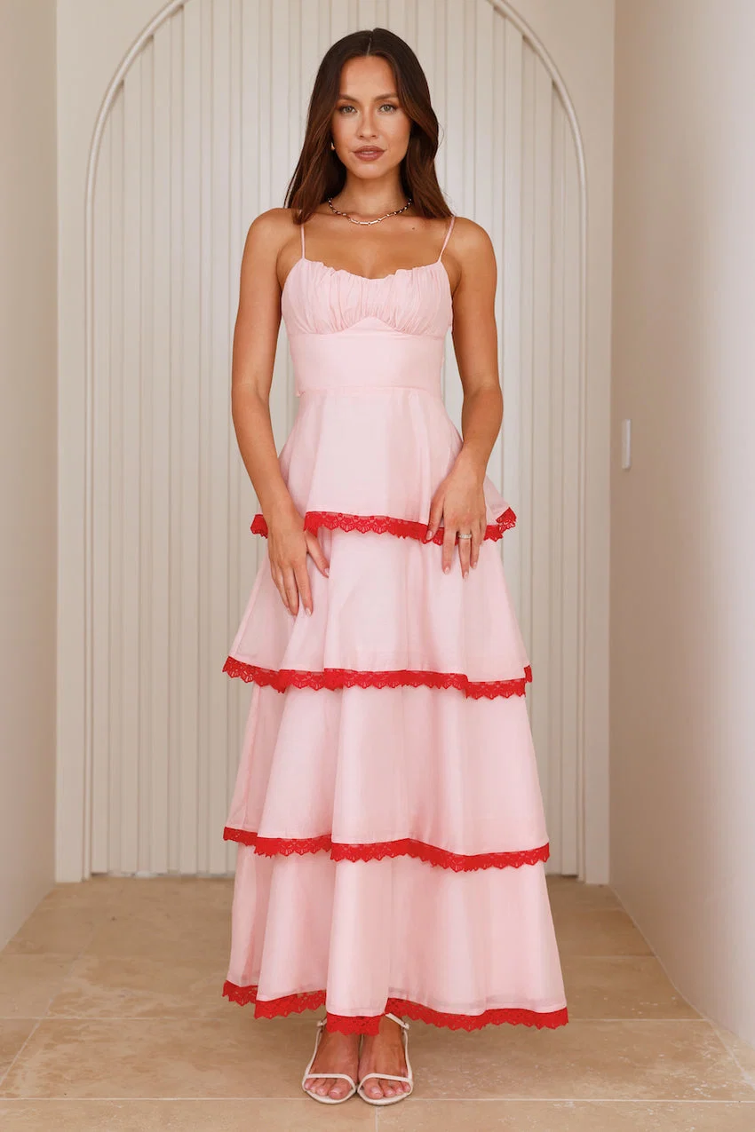 Ethereal Magic Maxi Dress Pink - luluinthesky