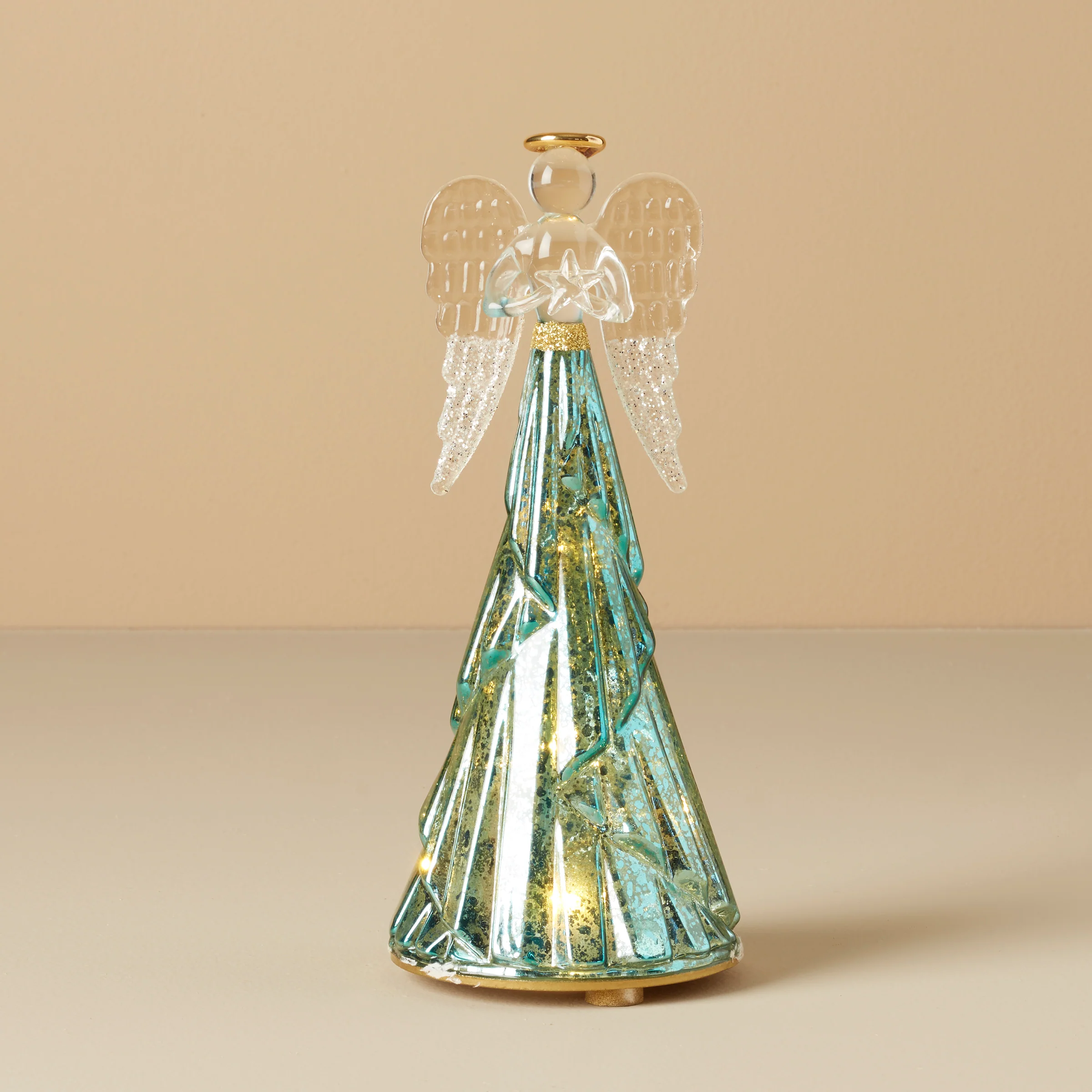 Radiant Light Lit Angel With Star