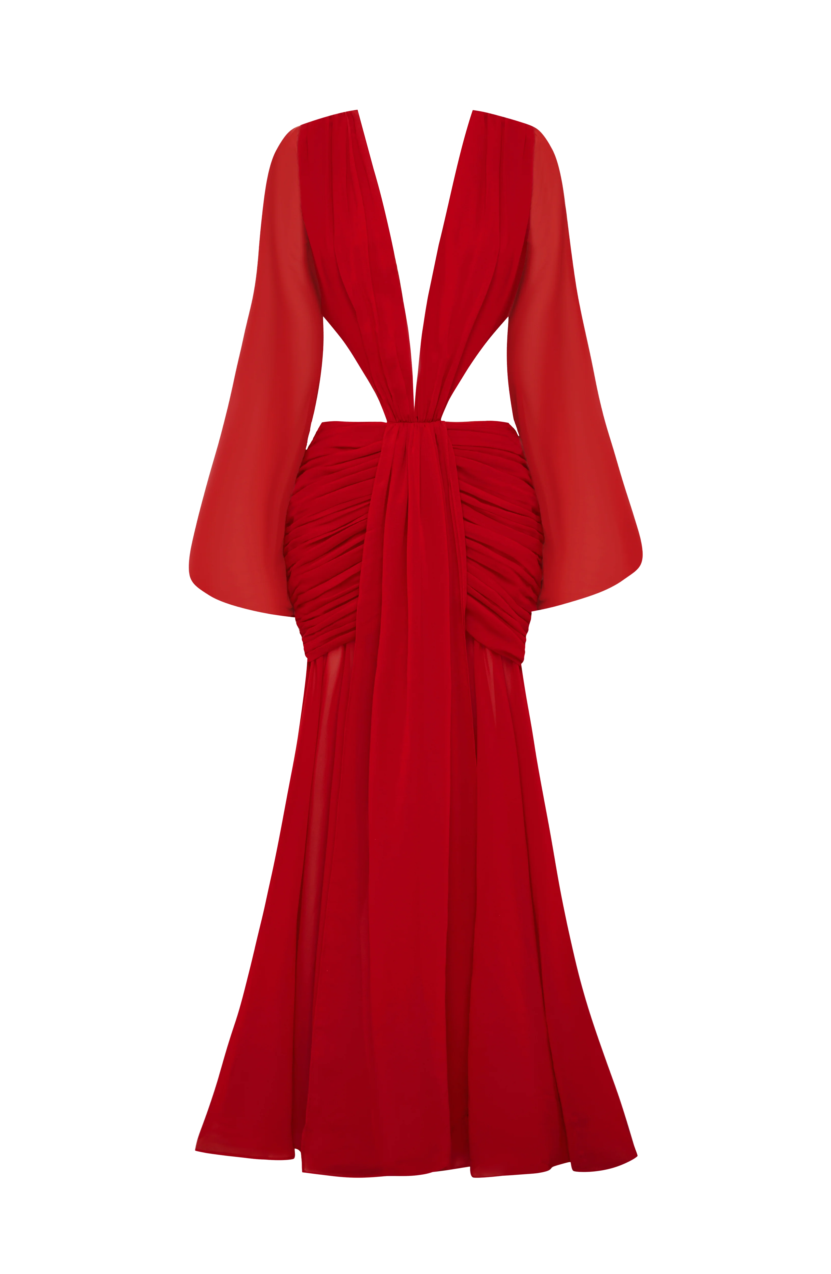 Andrina Maxi Dress - Red
