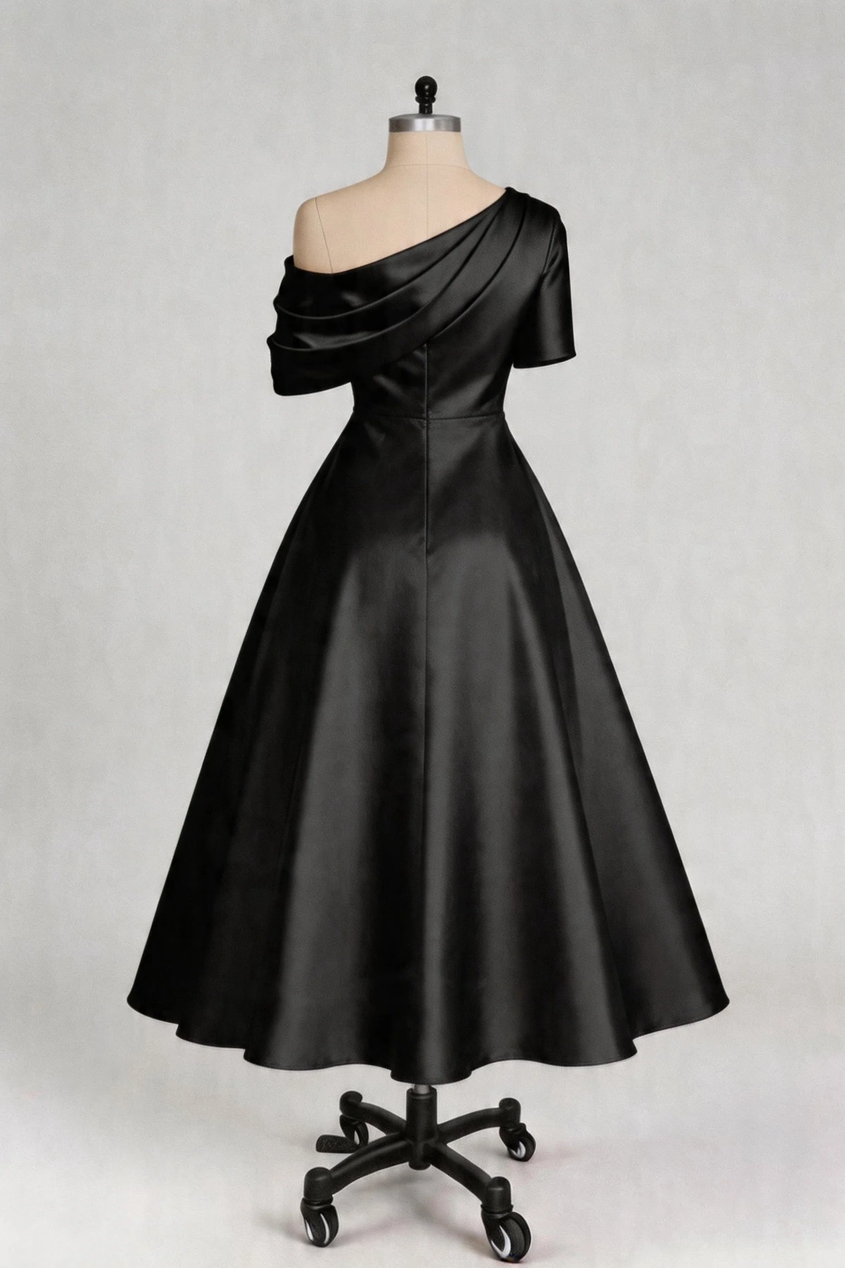 A Line One shoulder Half Sleeve Ankle Length Mother Dresses CM0366