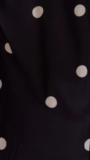 Tahlia Midi Dress - Black Polka Print