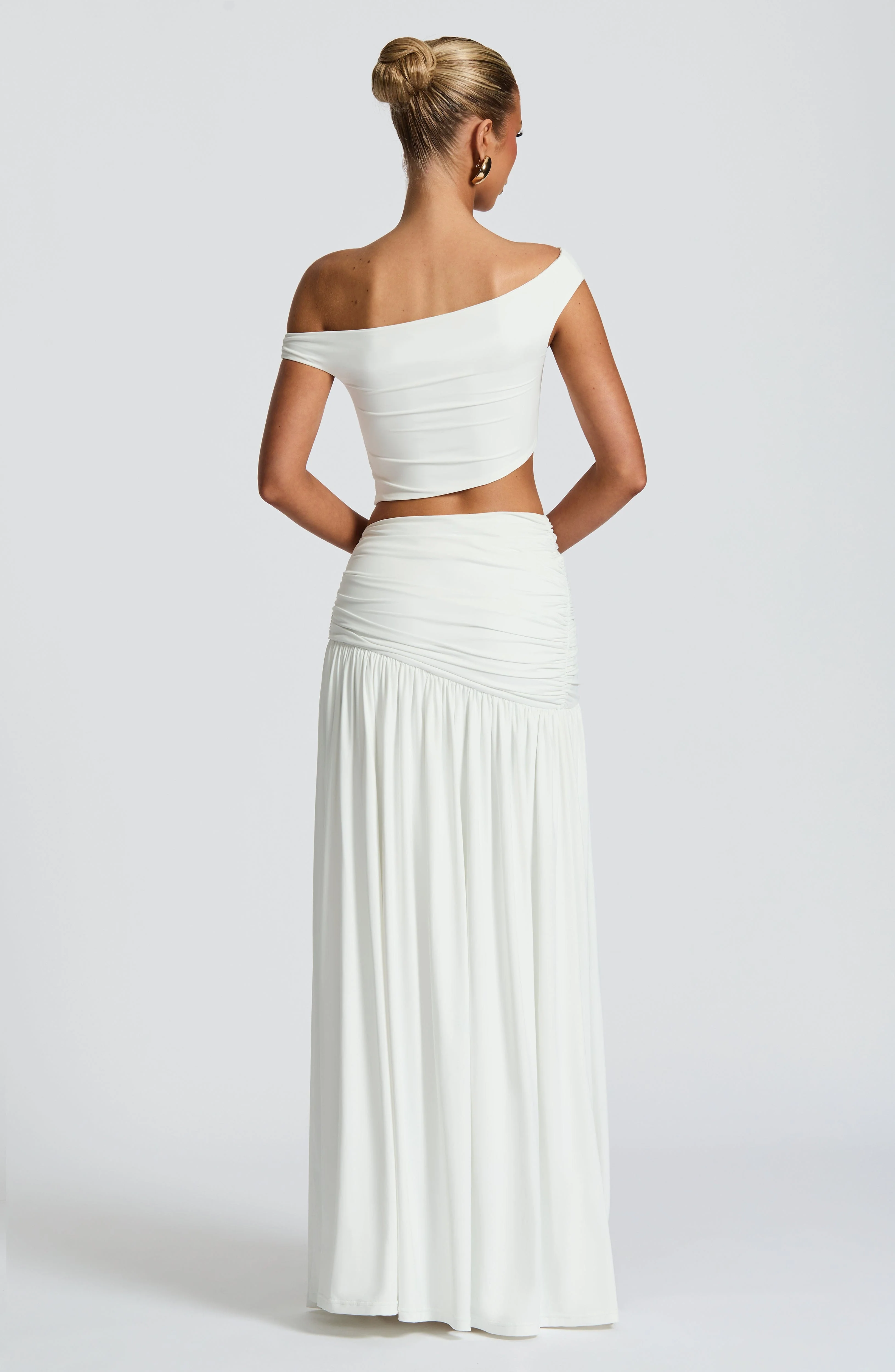 Saira Maxi Skirt - White