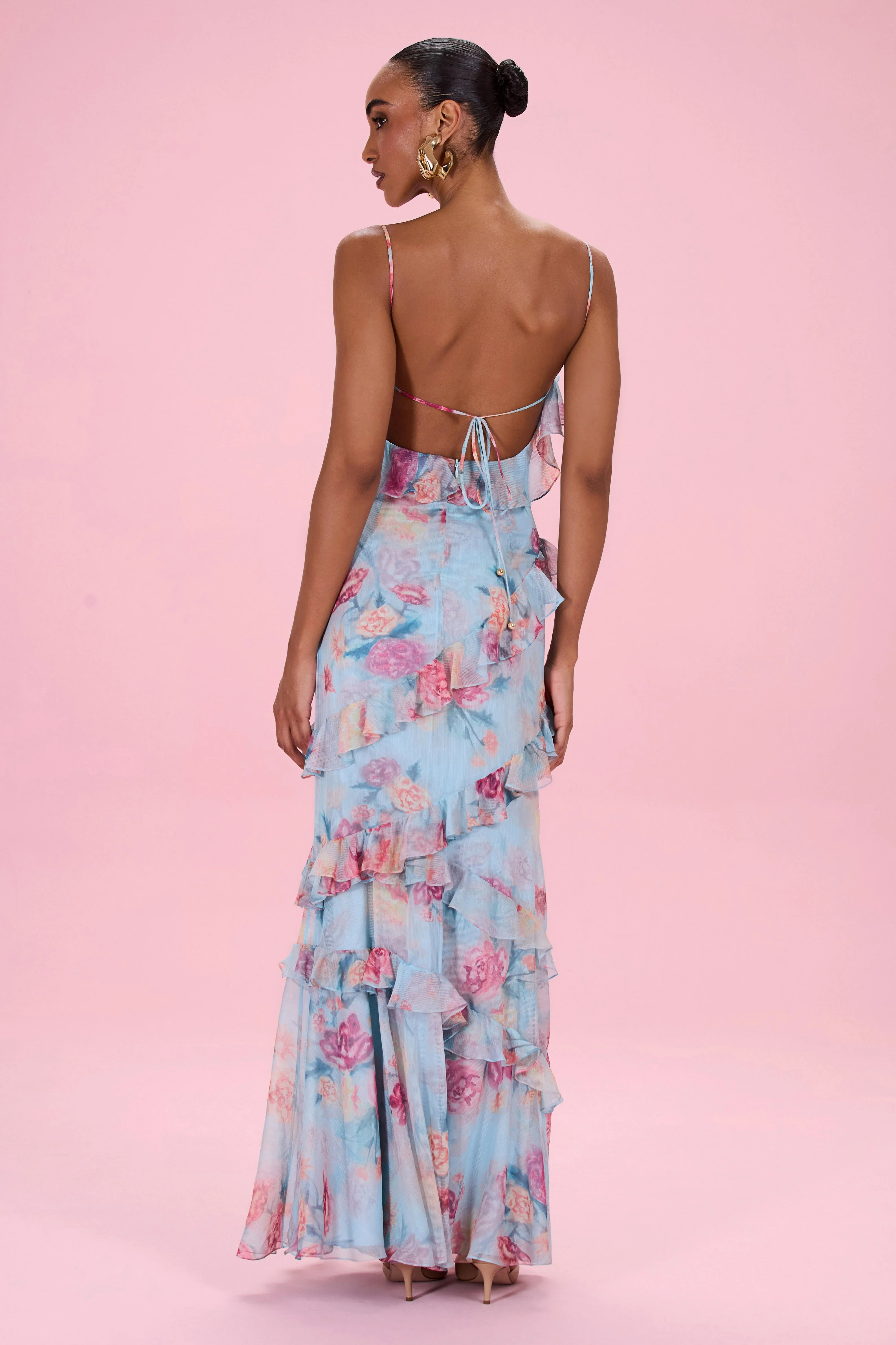Flora Mist Maxi Dress