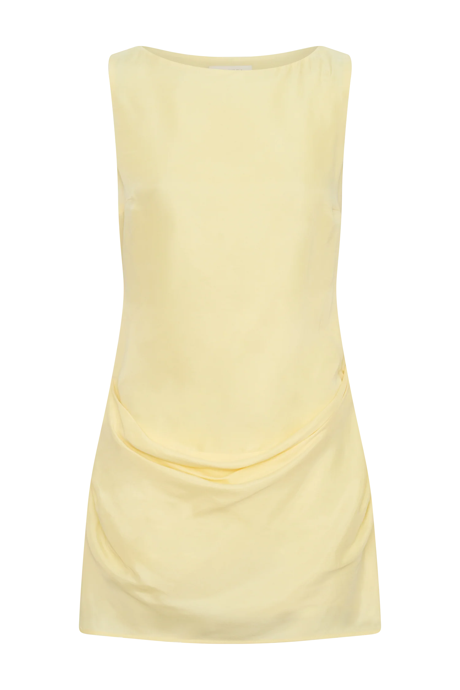 Bexley Draped Mini Dress - Butter