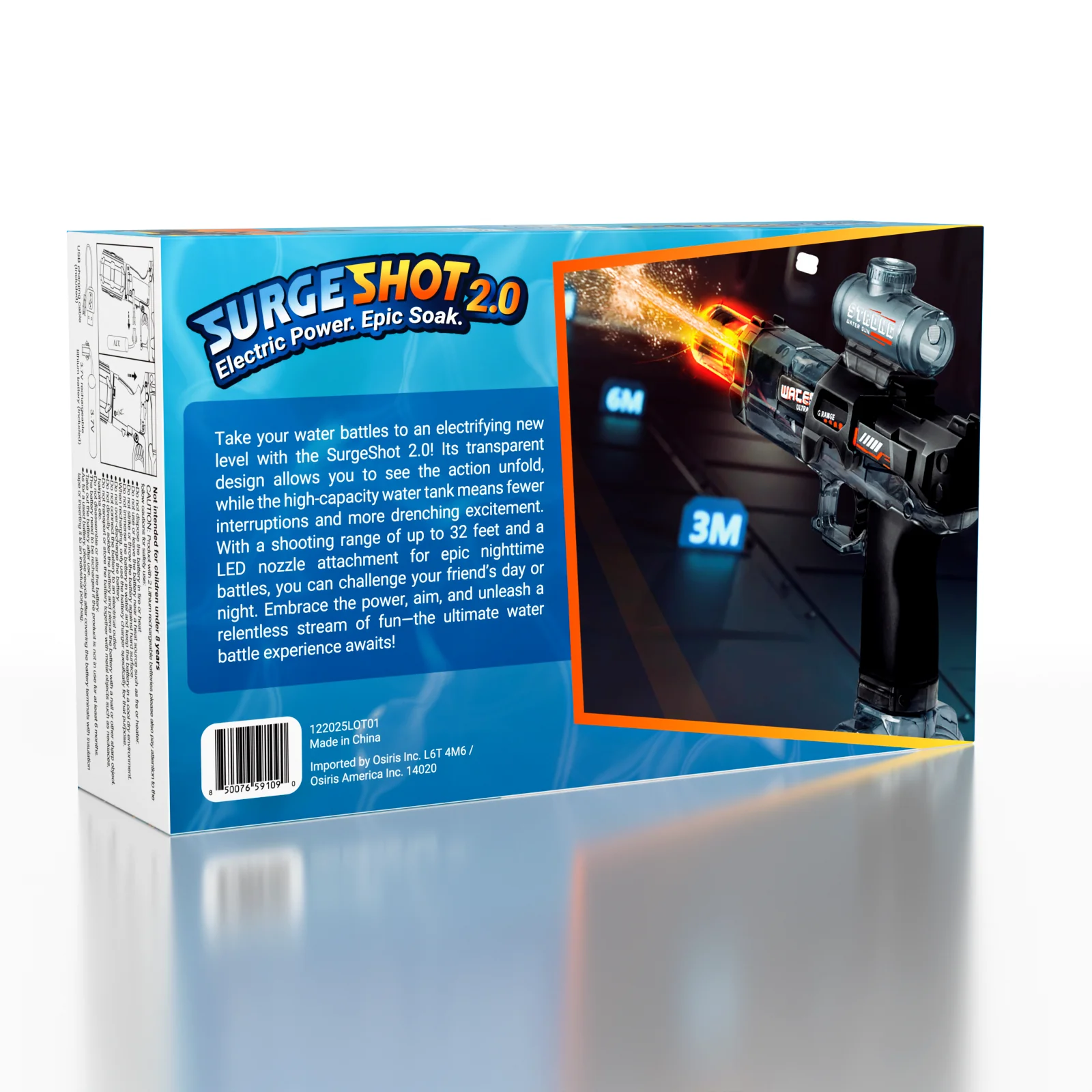 SurgeShot: Rechargeable Water Blaster Gun 2026