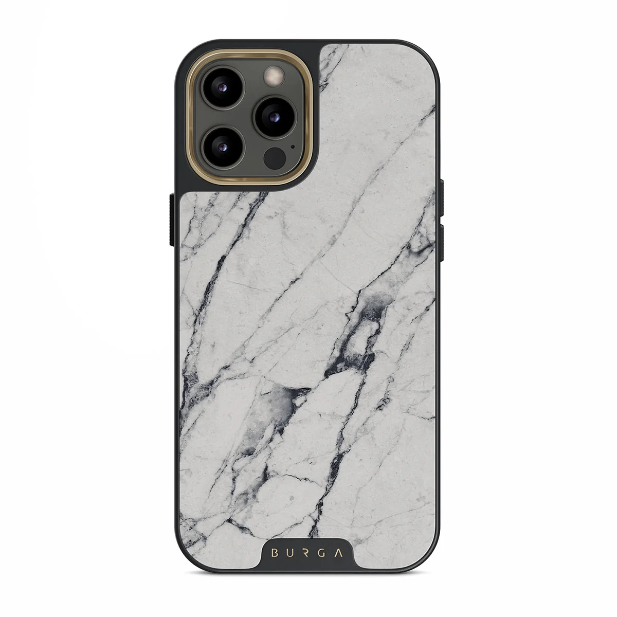Satin White - Marble iPhone 12 Pro ケース