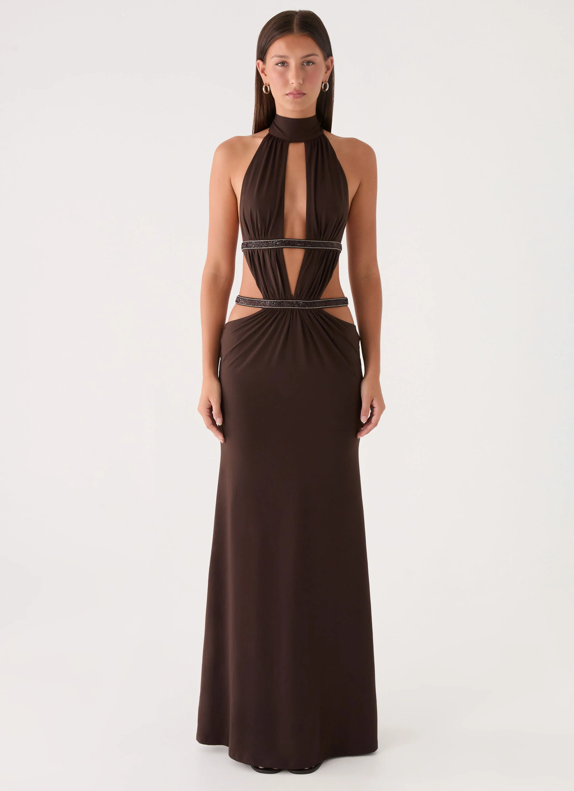 Kendrah Maxi Dress - Chocolate