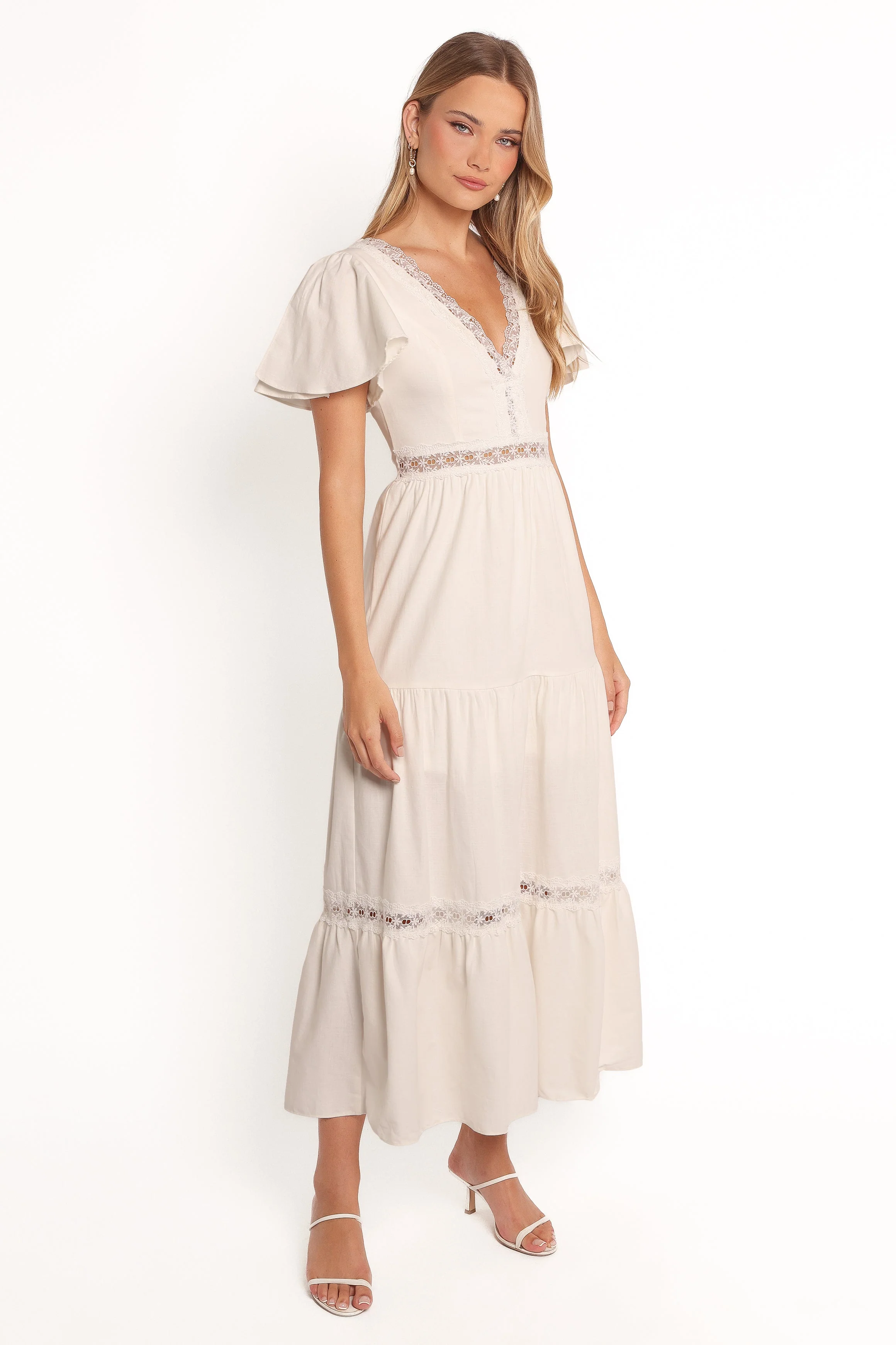 Minny Maxi Dress - Cream
