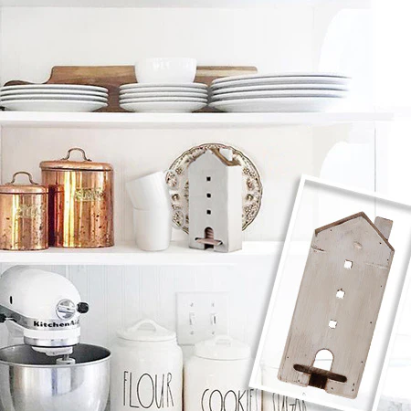 Farmhouse Tea Bag Wall Caddy