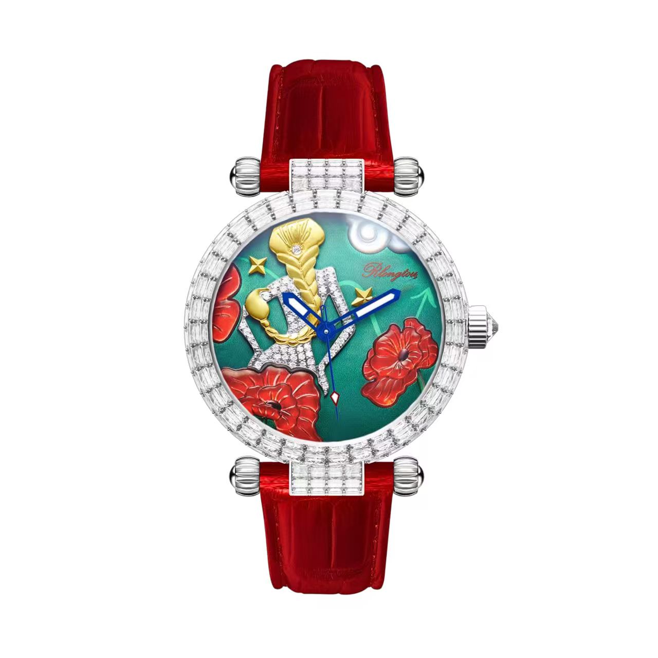 Zodiac Automatic Watch – 12 Signs, Crystal, 42mm T913M