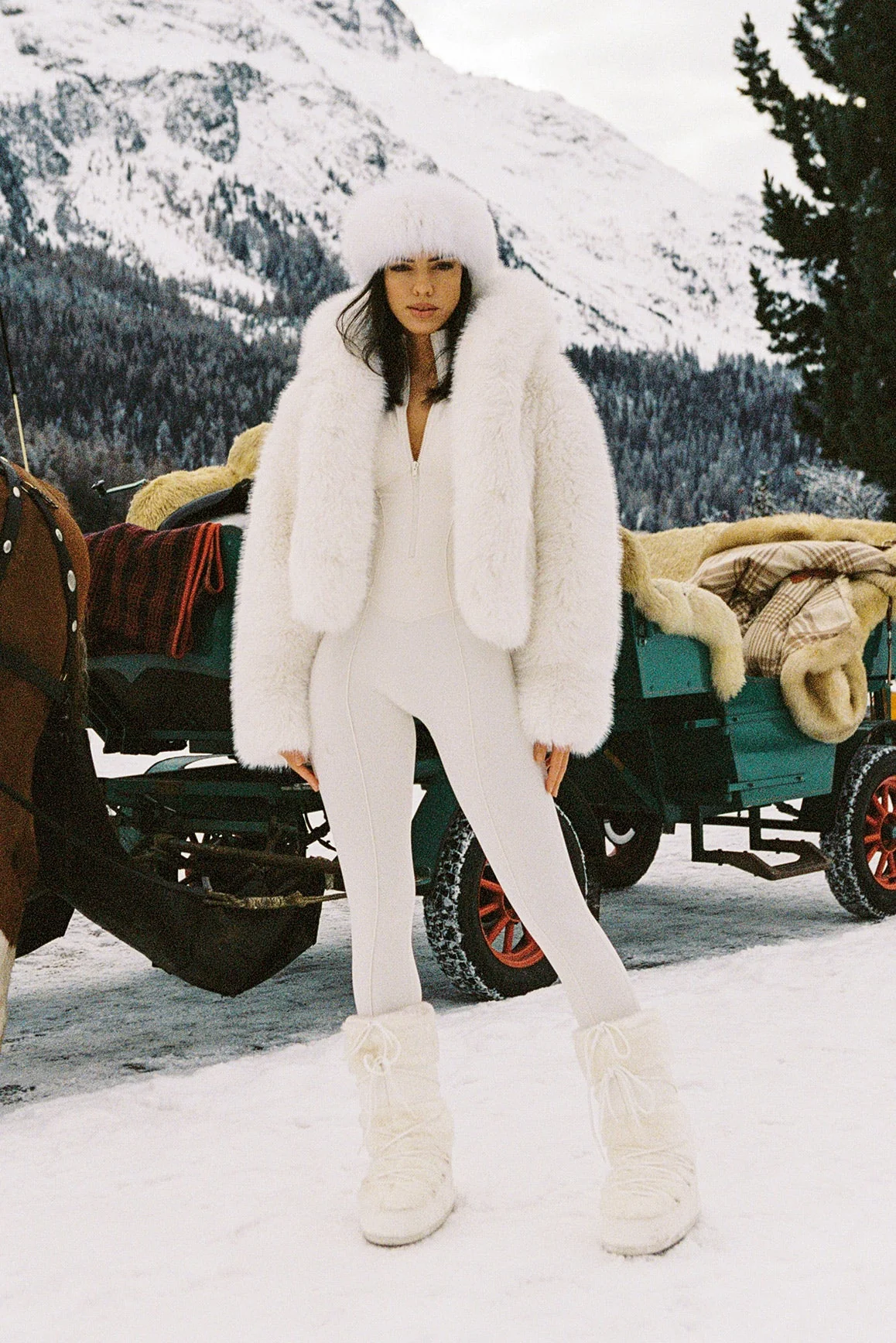 Alpine Cloud Faux Fur Jacket