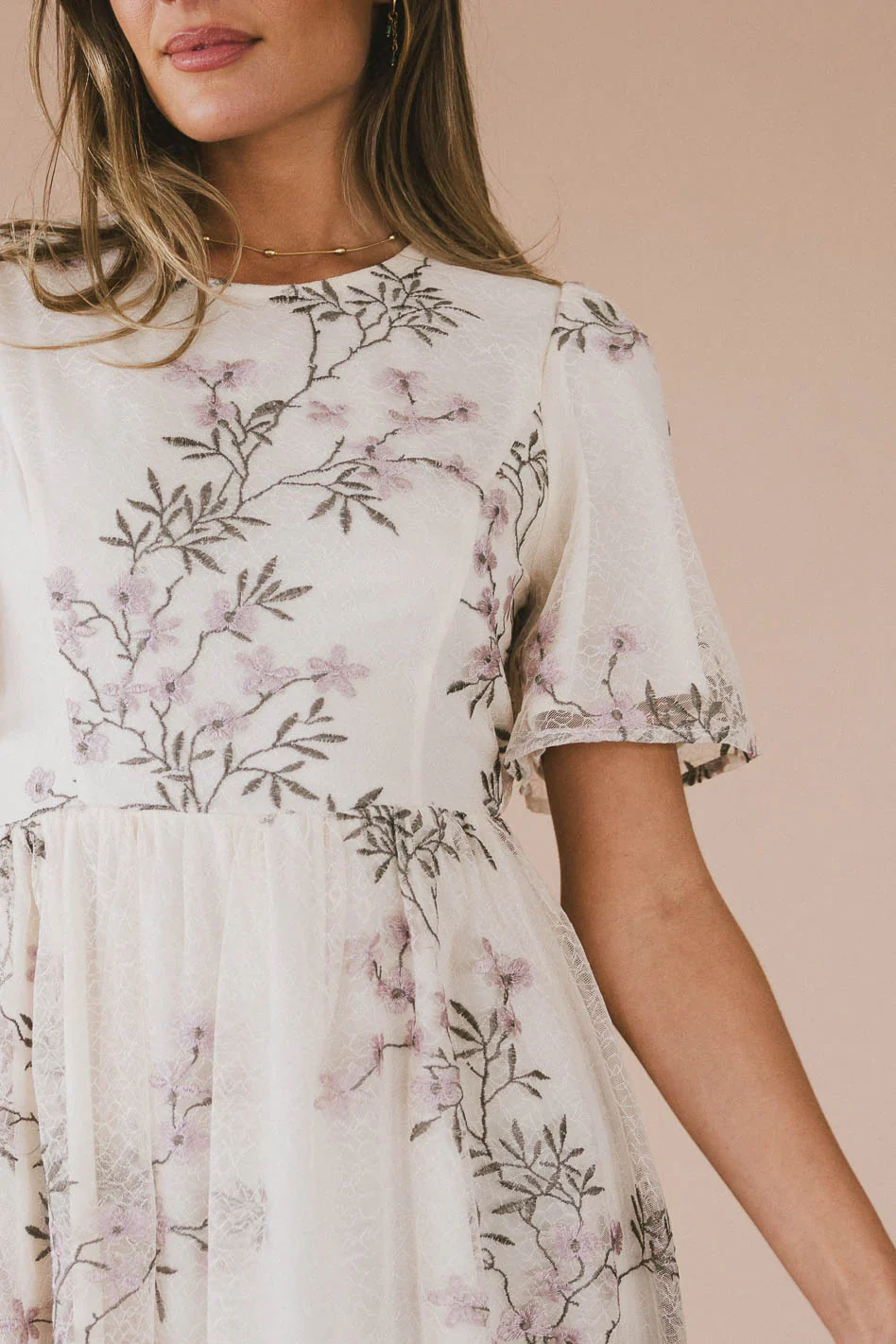 Evelise Floral Midi Dress