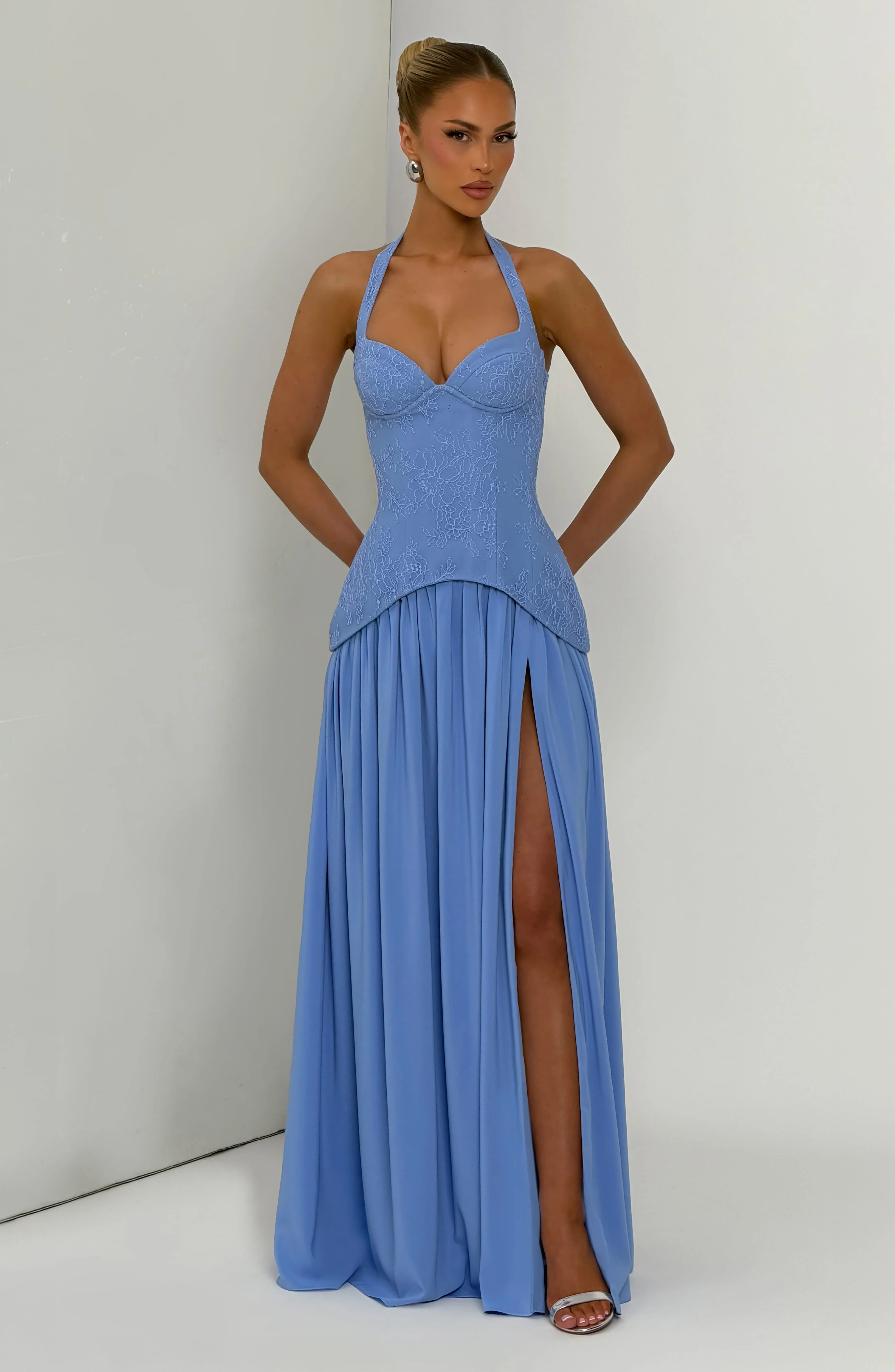 Almira Maxi Dress - Powder Blue
