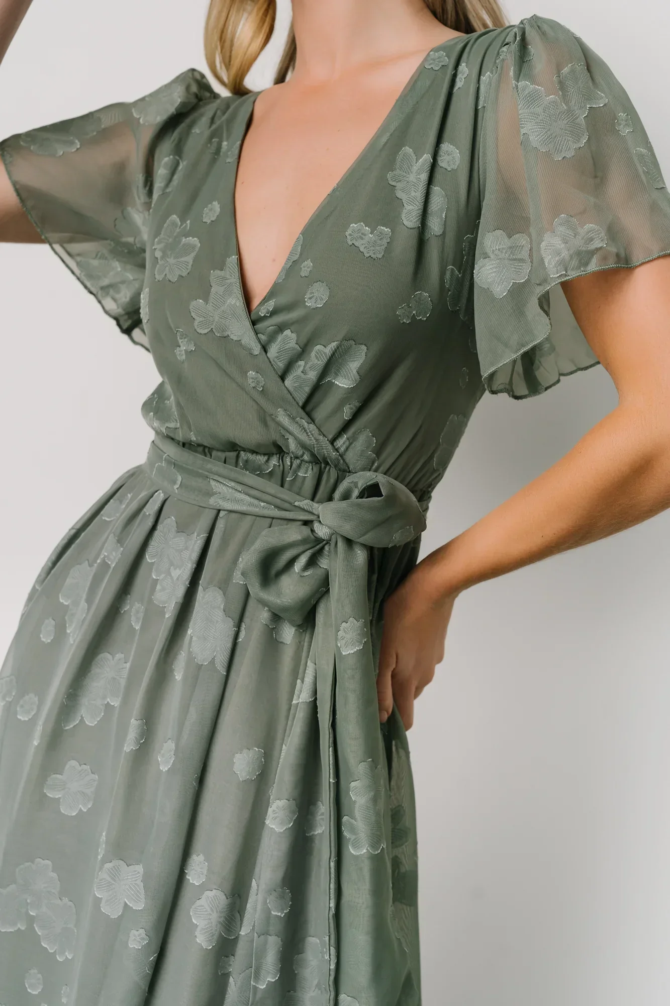 Faye Maxi Dress | Eucalyptus - luluinthesky