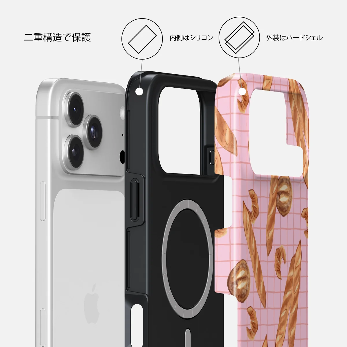 No Crumbs - iPhone 18 Pro ケース