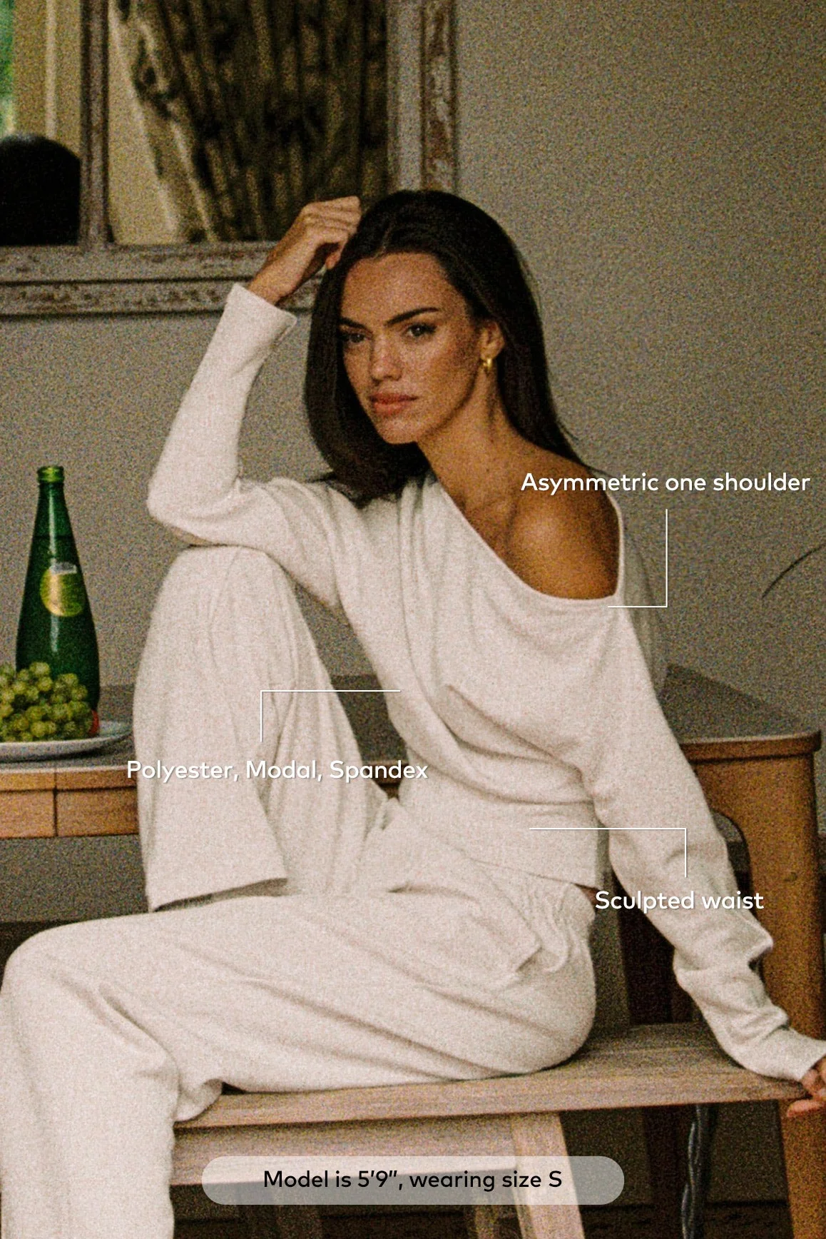 Vivid Asymmetric Long Sleeve Top