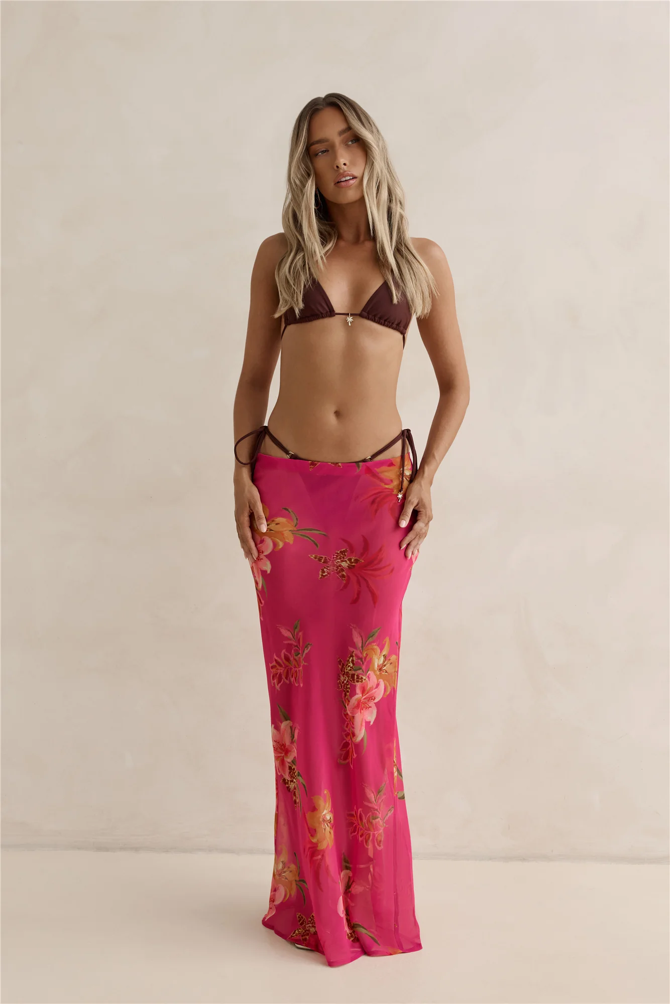 Soft Island Dreams Maxi Skirt Pink