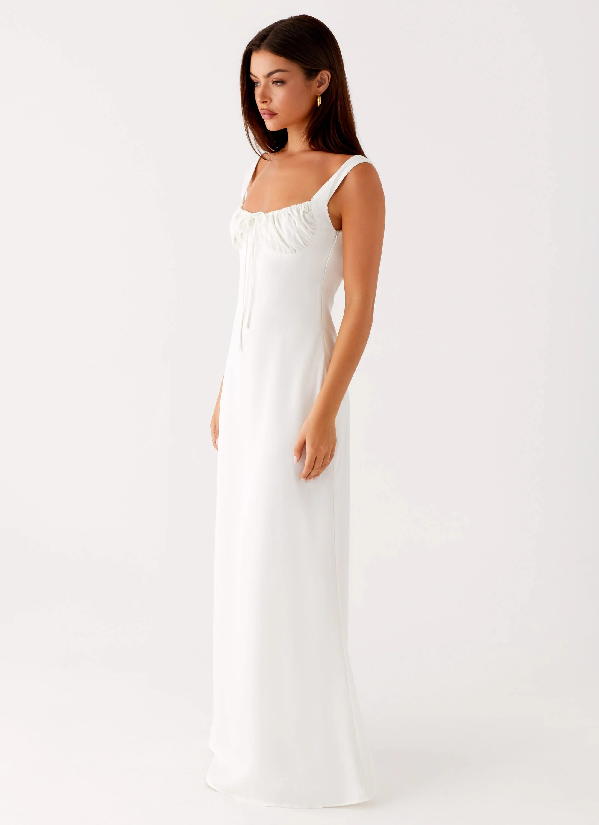 Shyla Maxi Dress - Ivory - luluinthesky