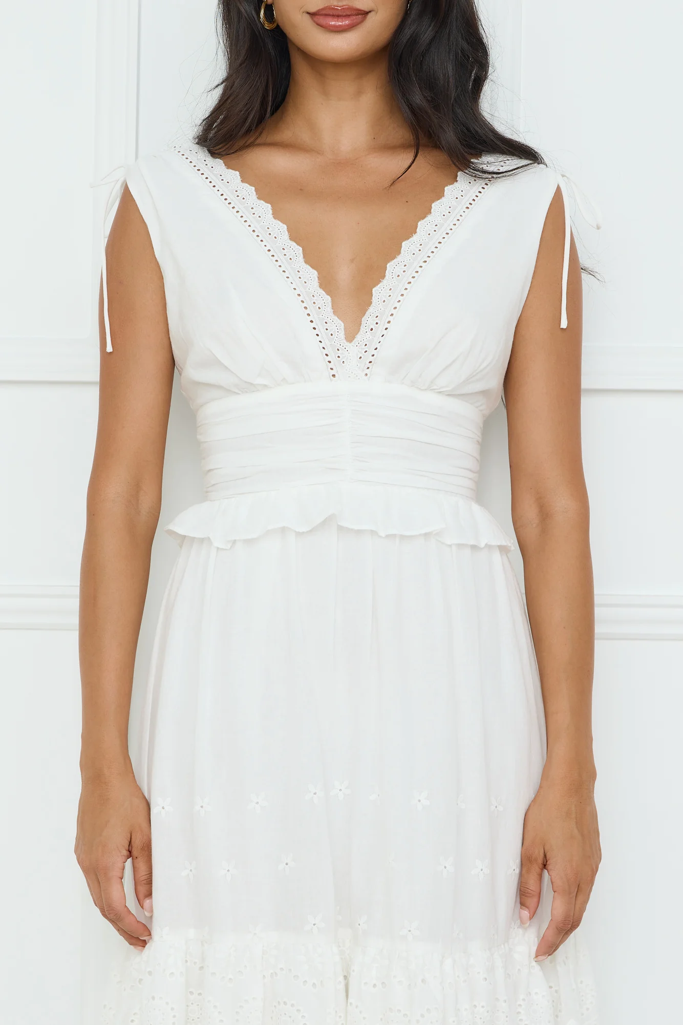 Desert Oasis Maxi Dress White - luluinthesky