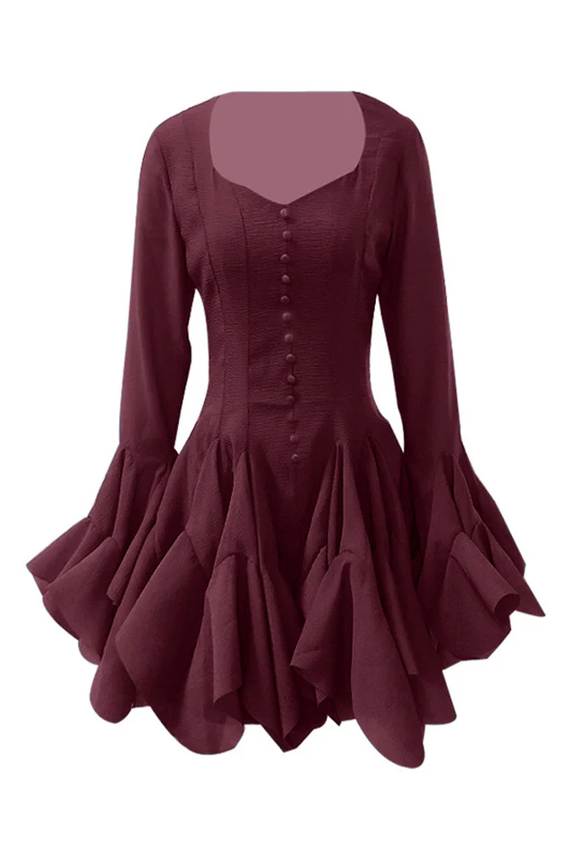 Miranda Asymmetric Hem Mini Dress