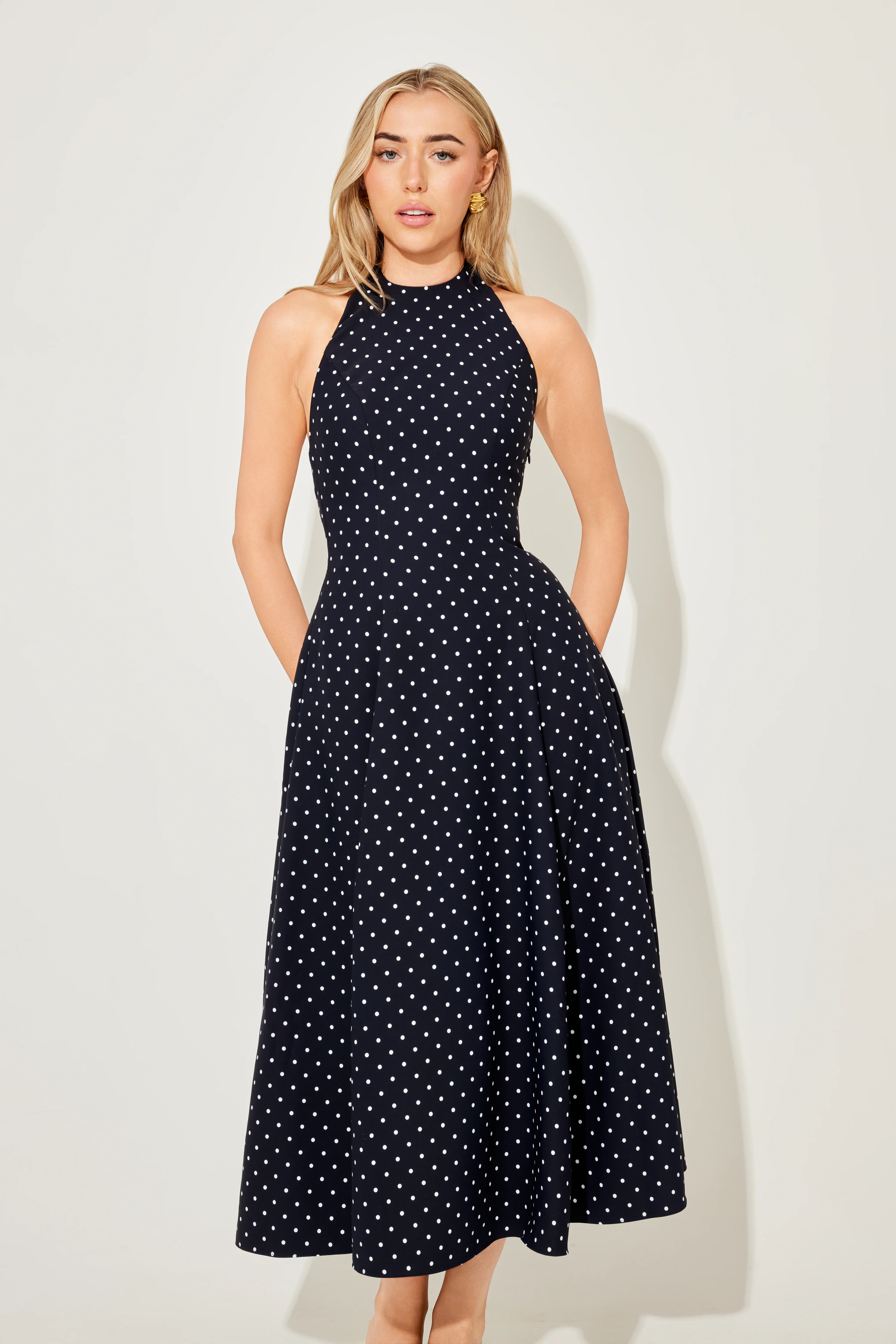 Low Back Midi Dress