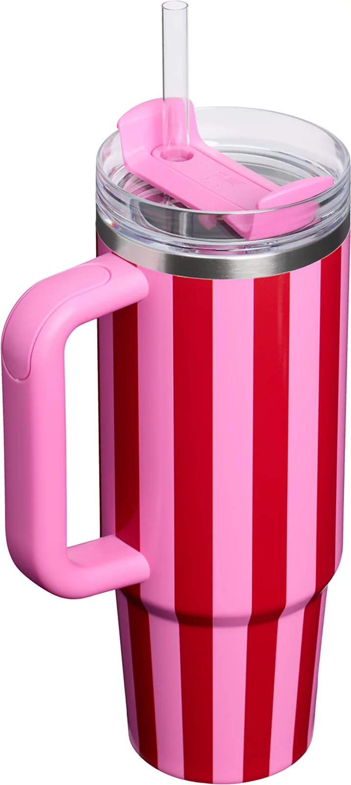 Stanley 30 oz. Quencher H2.0 FlowState Tumbler - Holiday - Popsicle Peppermint Stripe