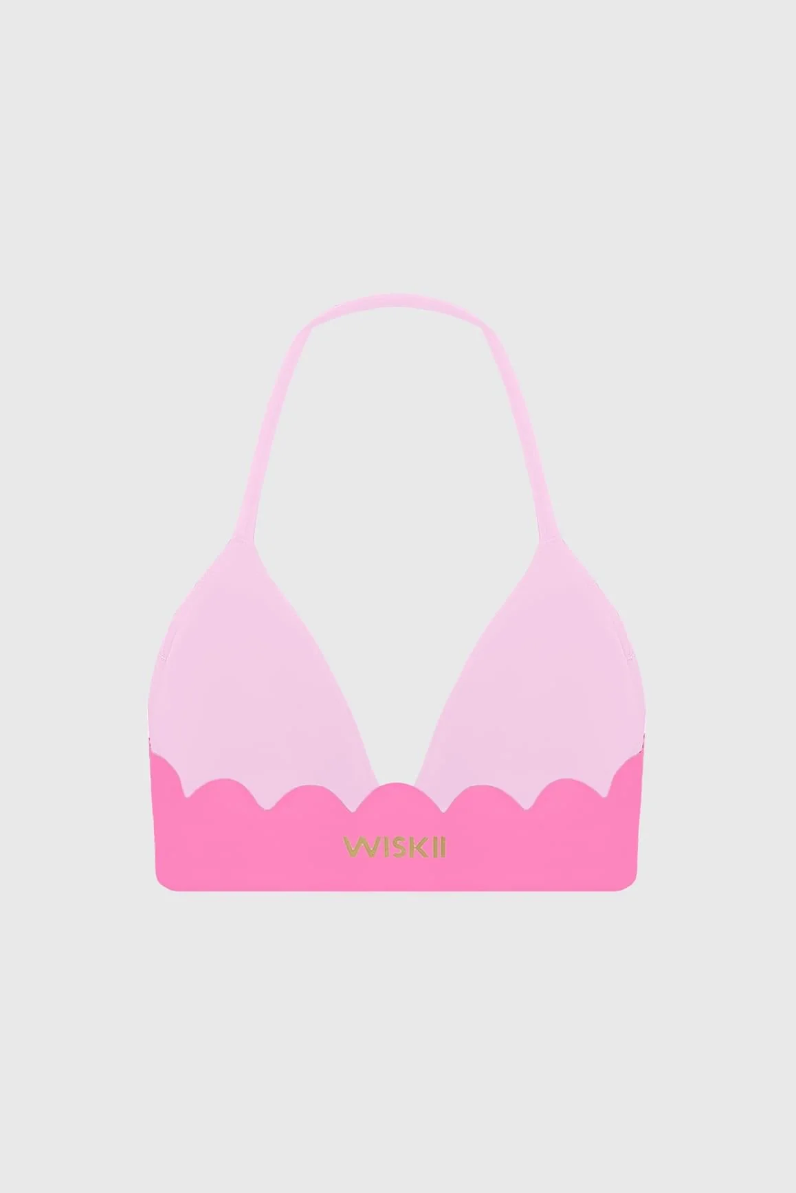 Scallop Contour Halter Bra