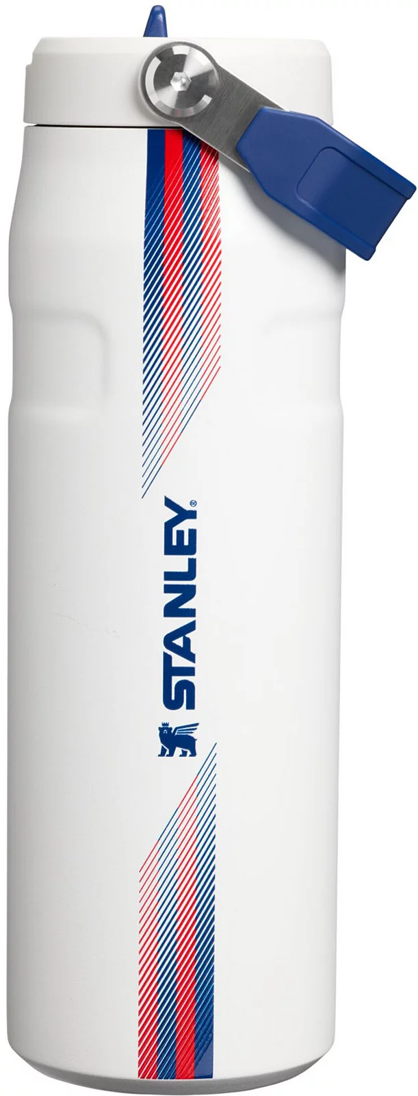 Stanley 24 oz. IceFlow Bottle with Flip Straw Lid - Team White Dark Blue
