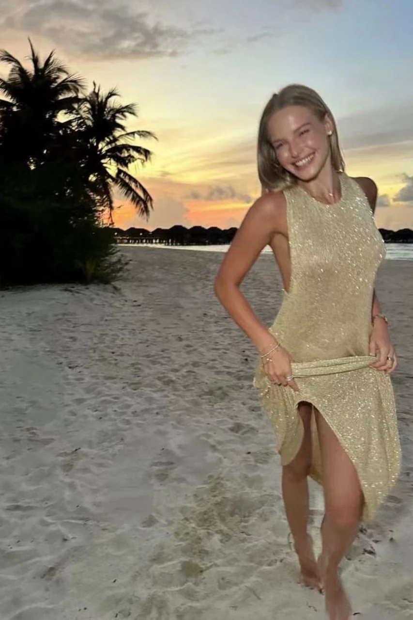 Sexy Shiny Sleeveless Backless Slim Maxi Dress - luluinthesky