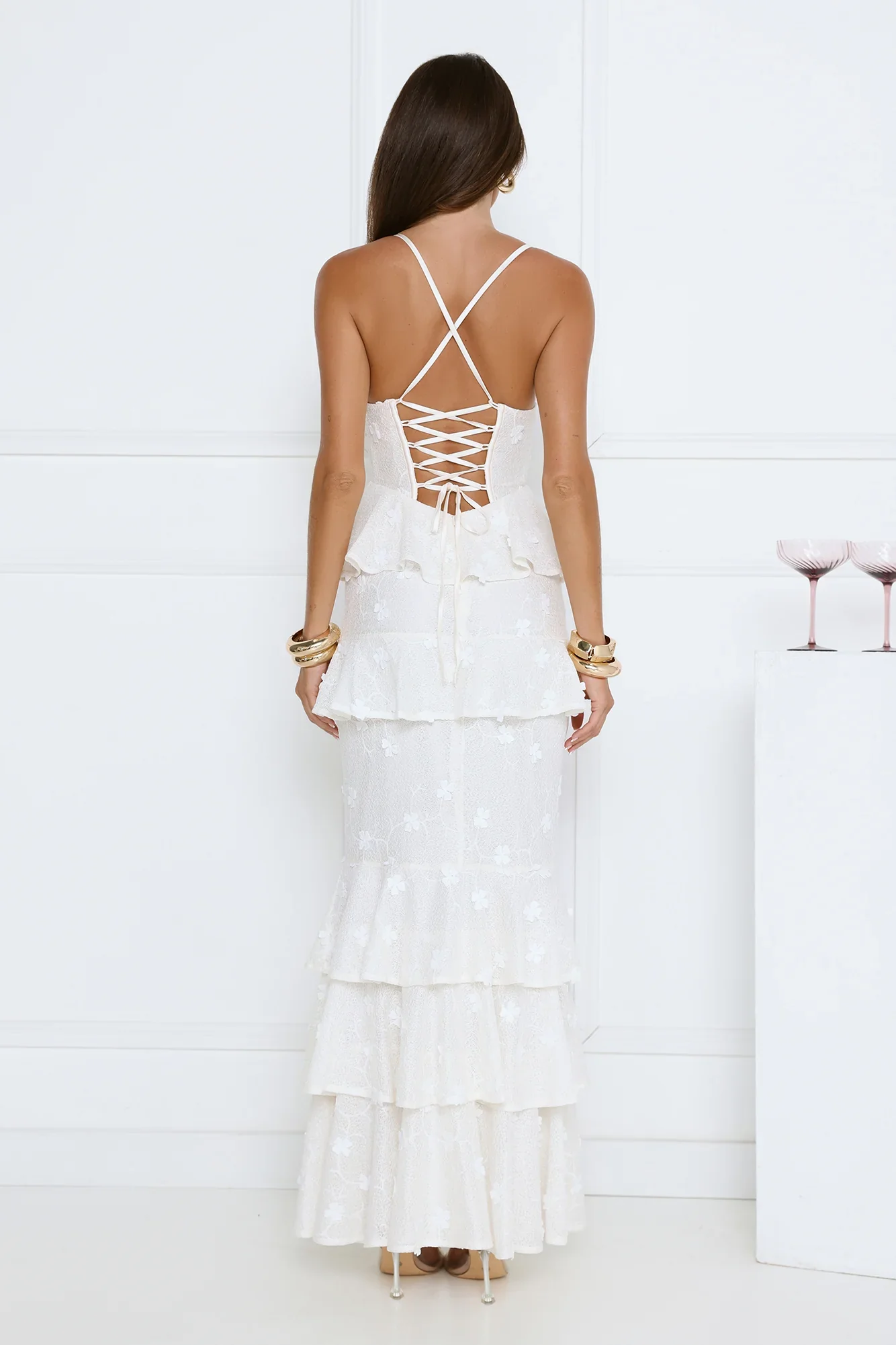 Secret Grove Maxi Dress White - luluinthesky