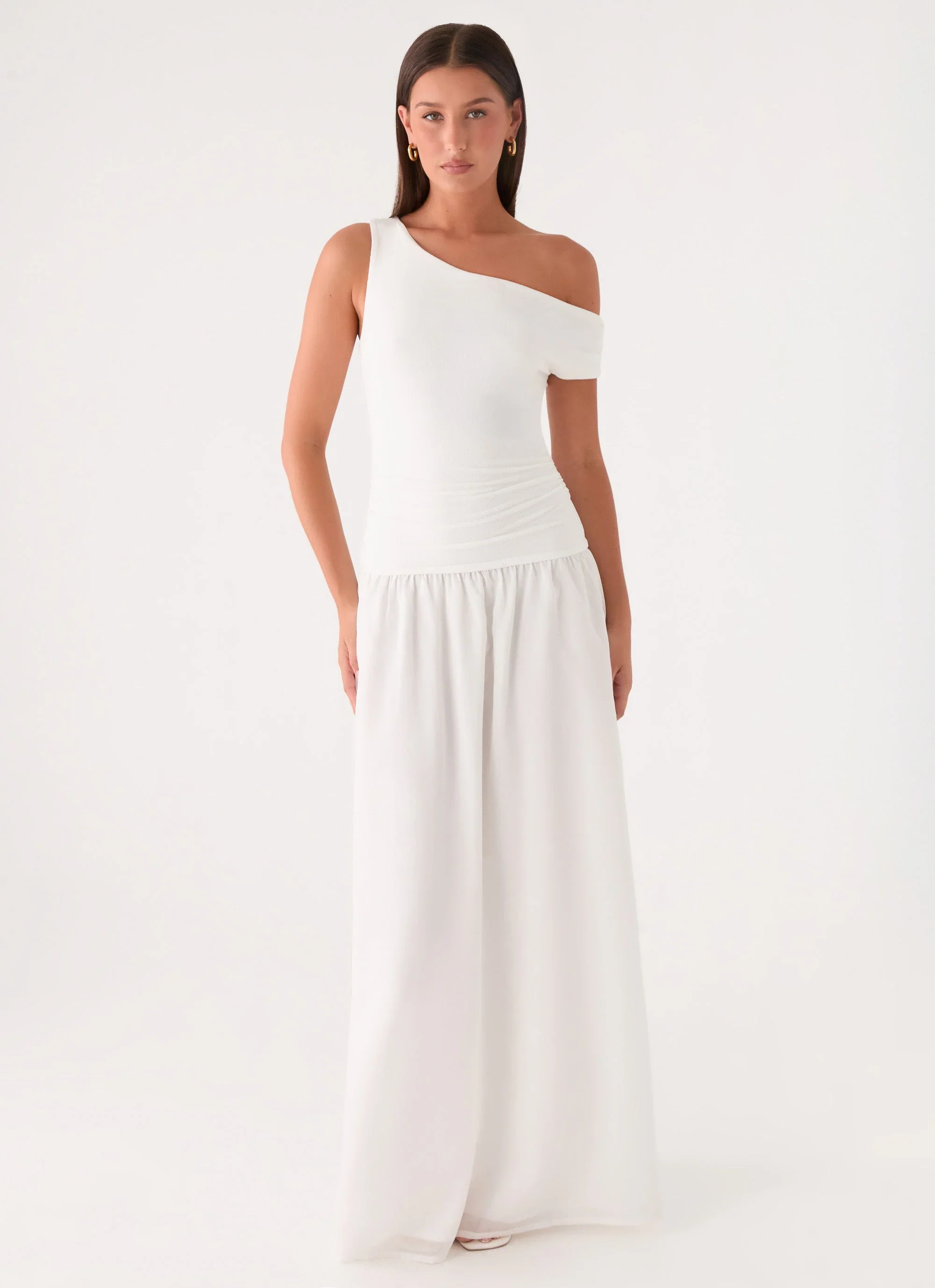Liorae Maxi Dress - White