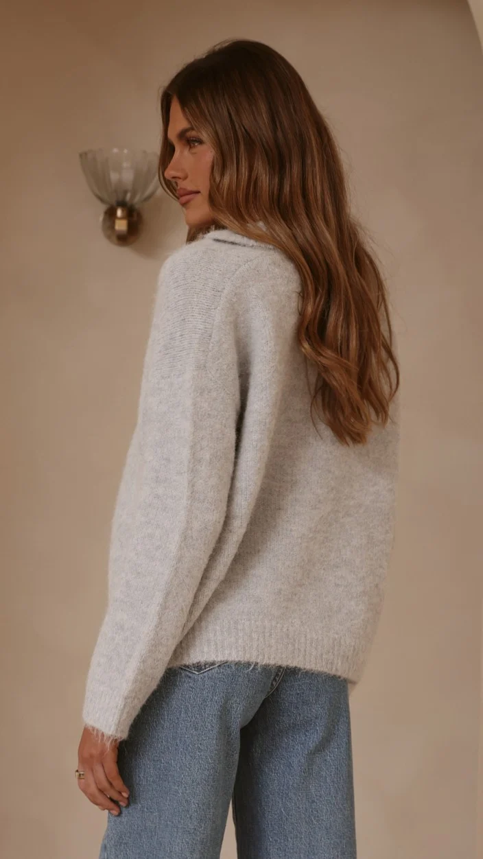 Kouvr Knit Sweater - Grey