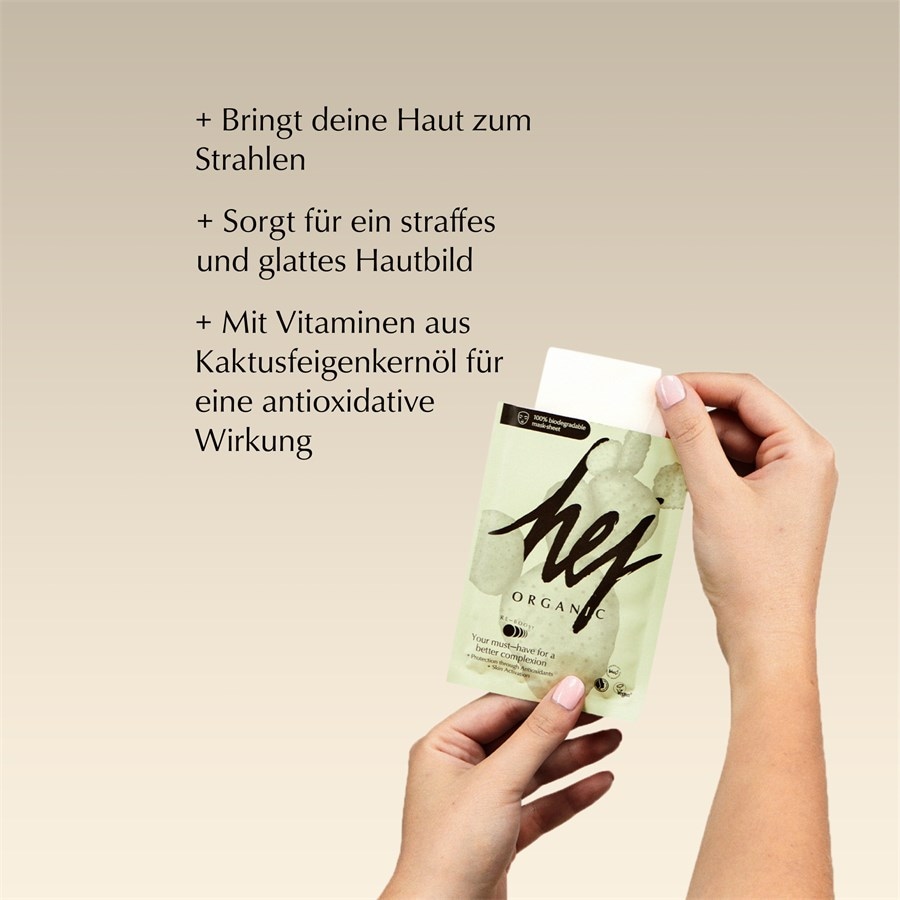 Hej Organic Maseczki i peelingi Antyoksydacyjna maseczka w płachcie Second Skin