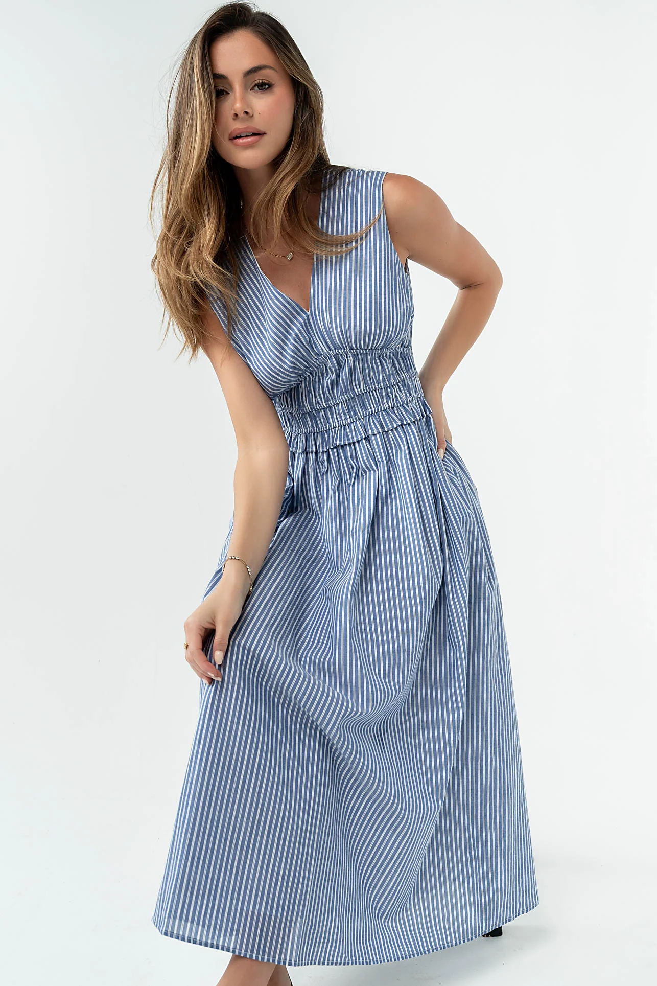 Charlee Striped Maxi Dress - FINAL SALE