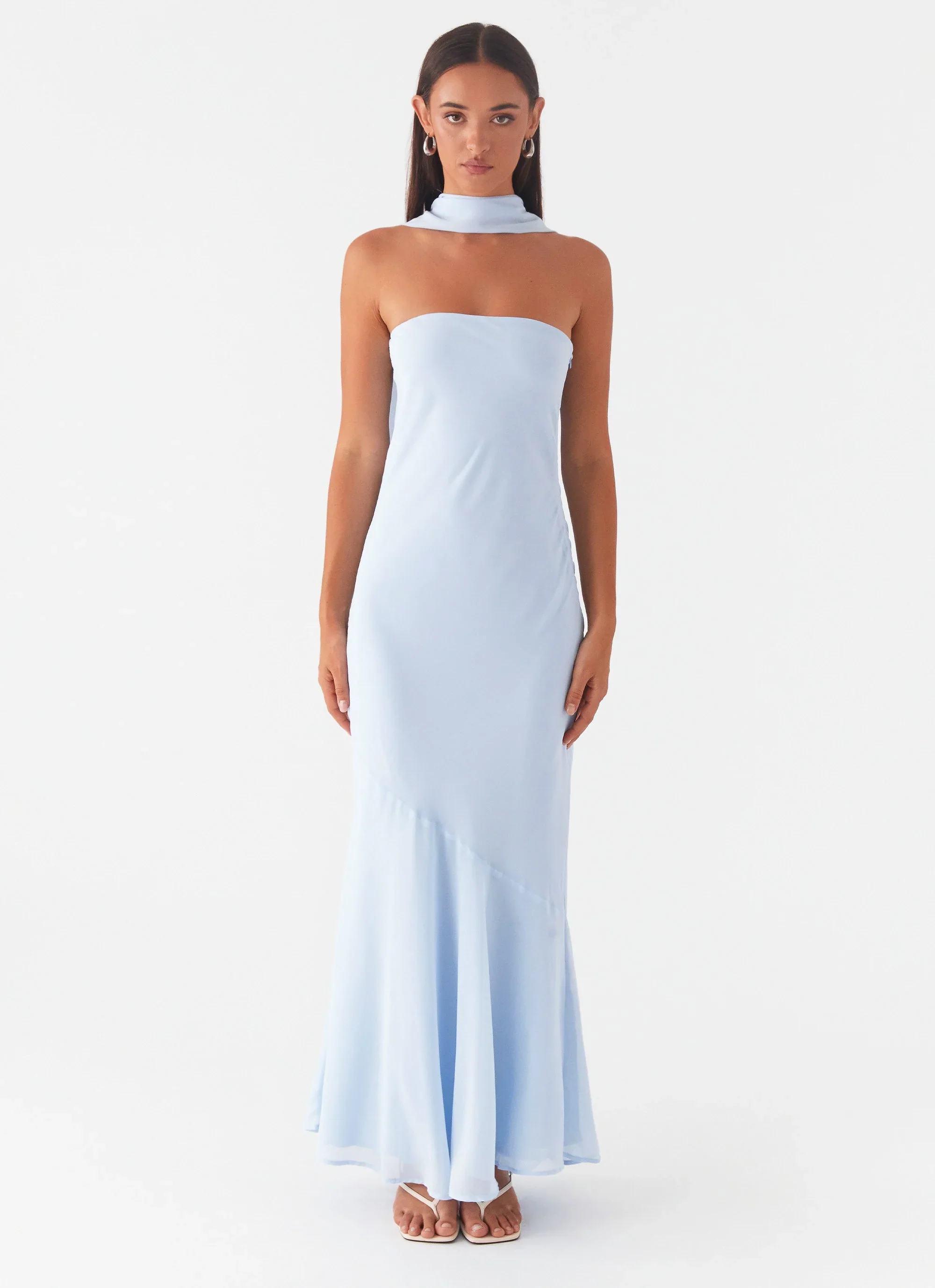 Under The Pagoda Maxi Dress - Blue