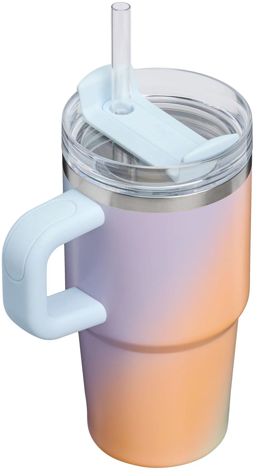 Stanley 20 oz. Quencher H2.0 FlowState Tumbler with Handle - Sunrise Spiral