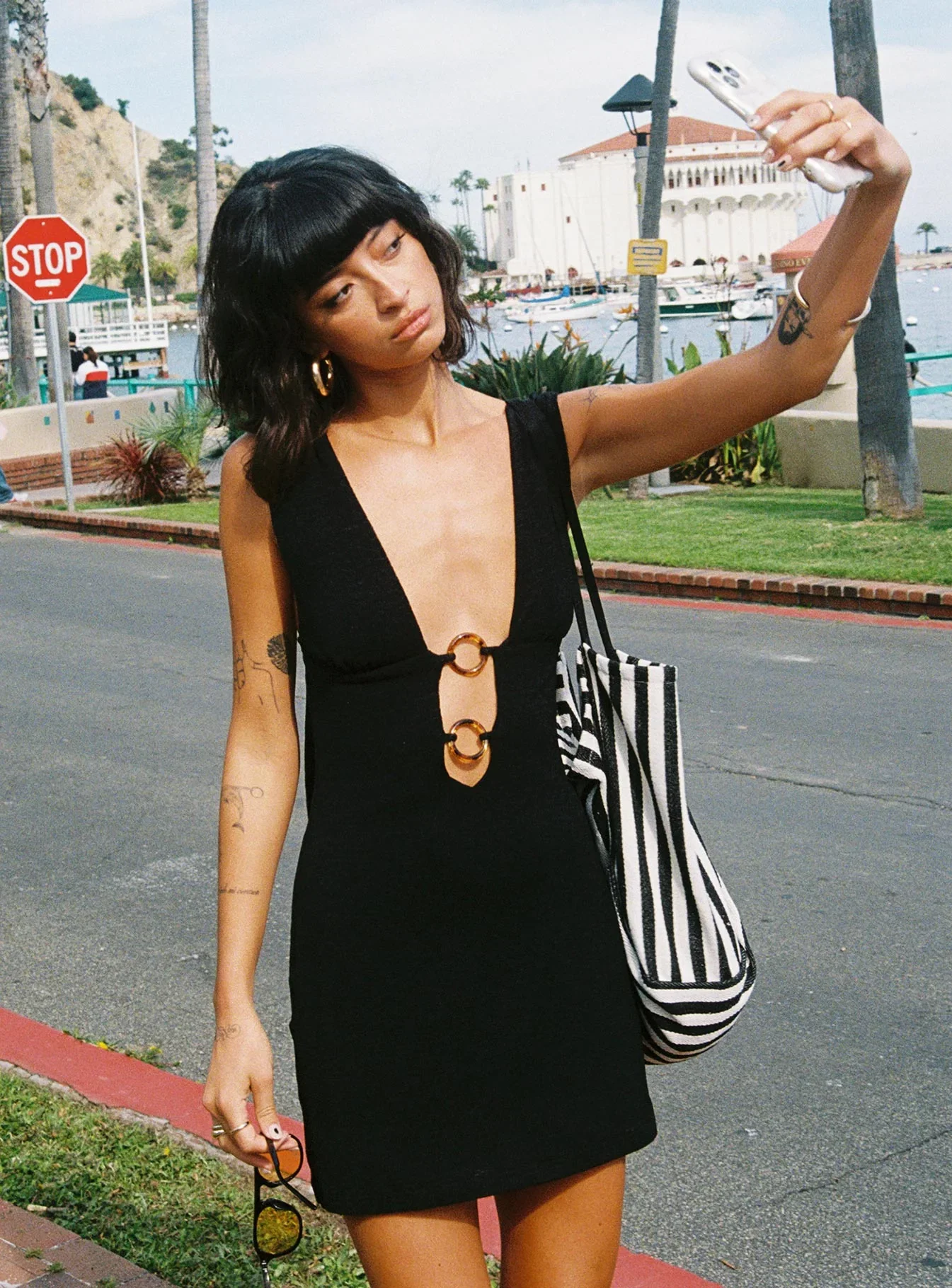 Steward Mini Dress Black